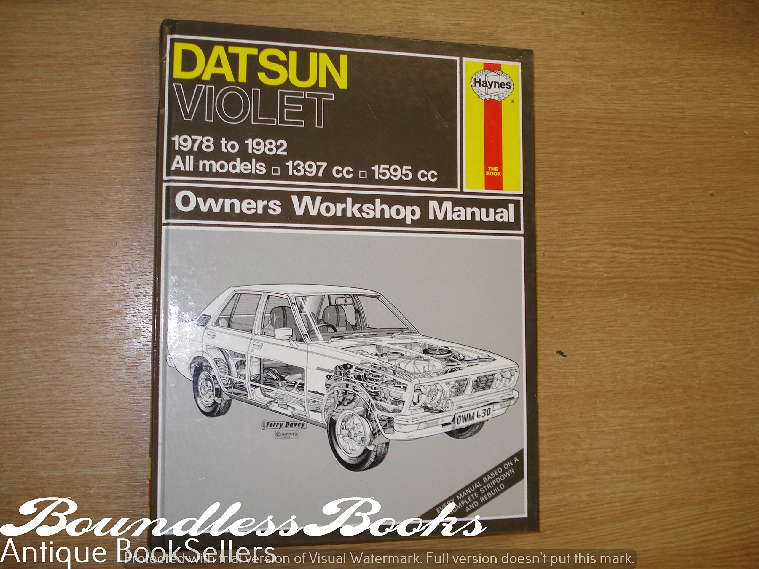 Haynes Datsun 510 Manual, No. 430: '78-'81 book