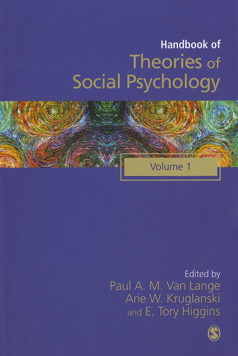 Handbook of Theories of Social Psychology Psychology