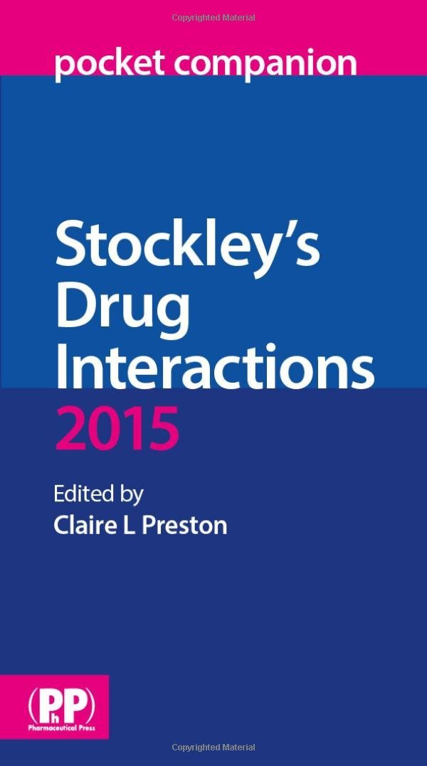 Stockley's Drug Interactions Pocket Companion 2015 book