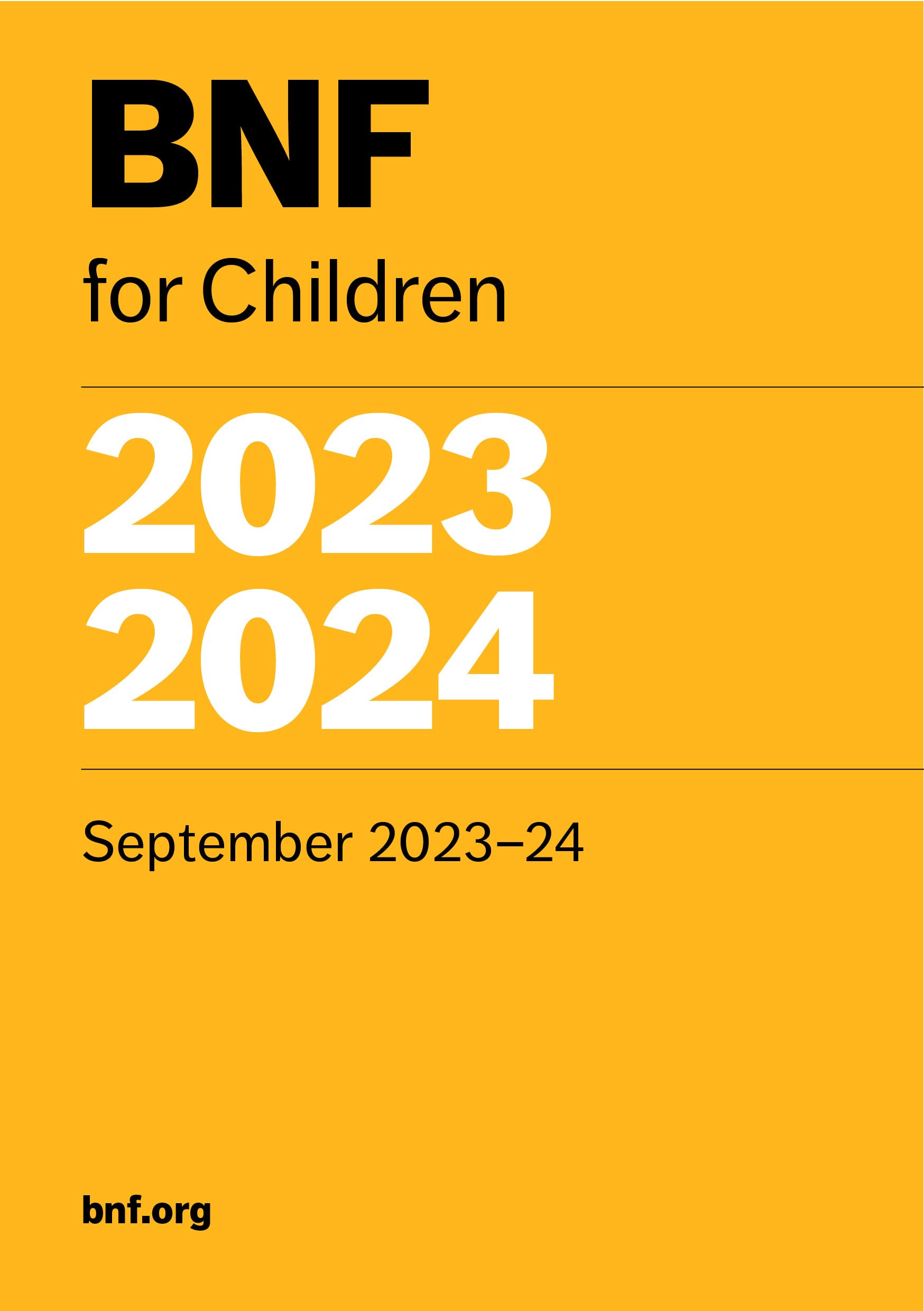 BNF for Children (BNFC) 2023-2024 Medicine