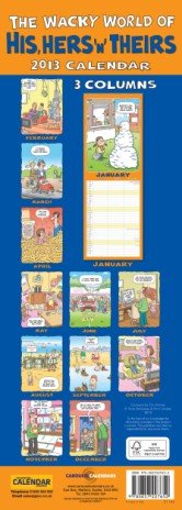 Wacky World of His, Hers and Theirs 2013: Slim Planner Books