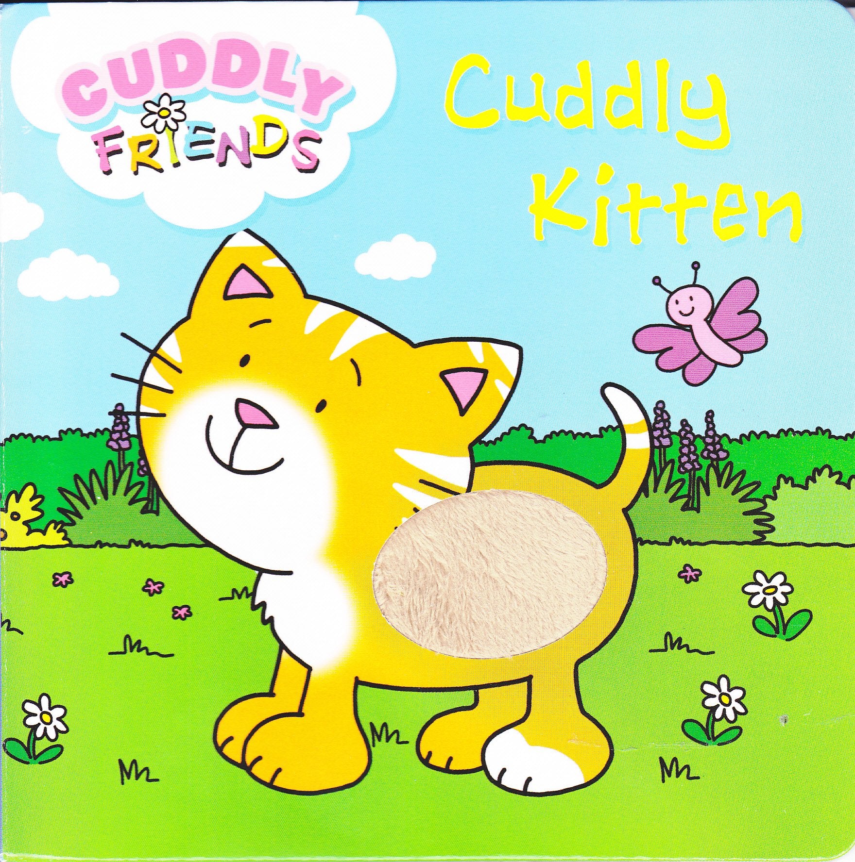 Early Learning Cuddly Kitten Board Book stroke the furry kitten & read her story Books