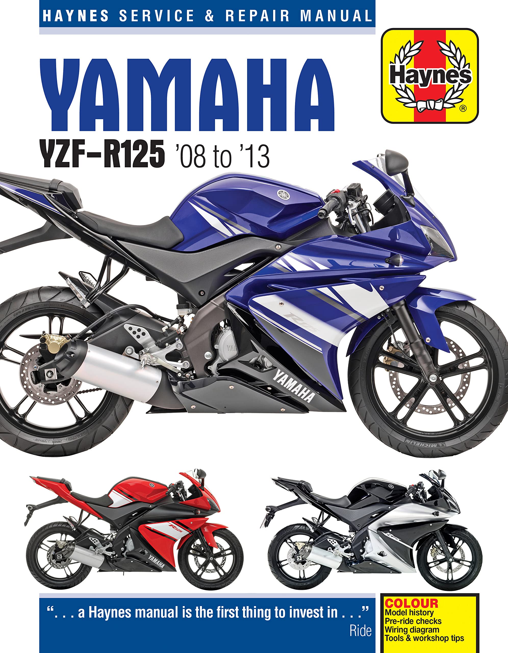 Yamaha YZF-R125 (08 - 11): 2008 to 2011 Leisure, Home & Garden