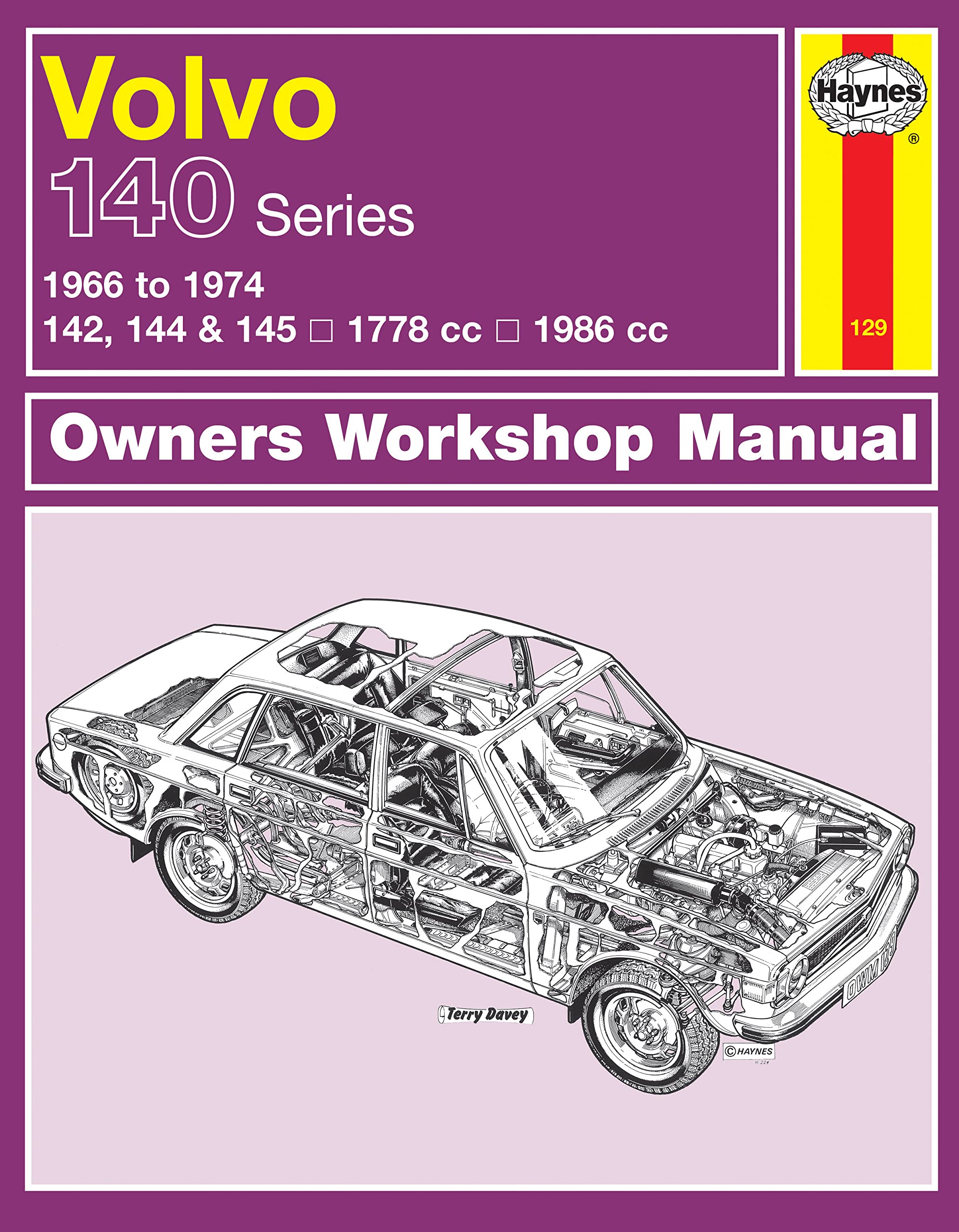 Volvo 142, 144 & 145 (66 - 74) Haynes Repair Manual: 66-74 Leisure, Home & Garden