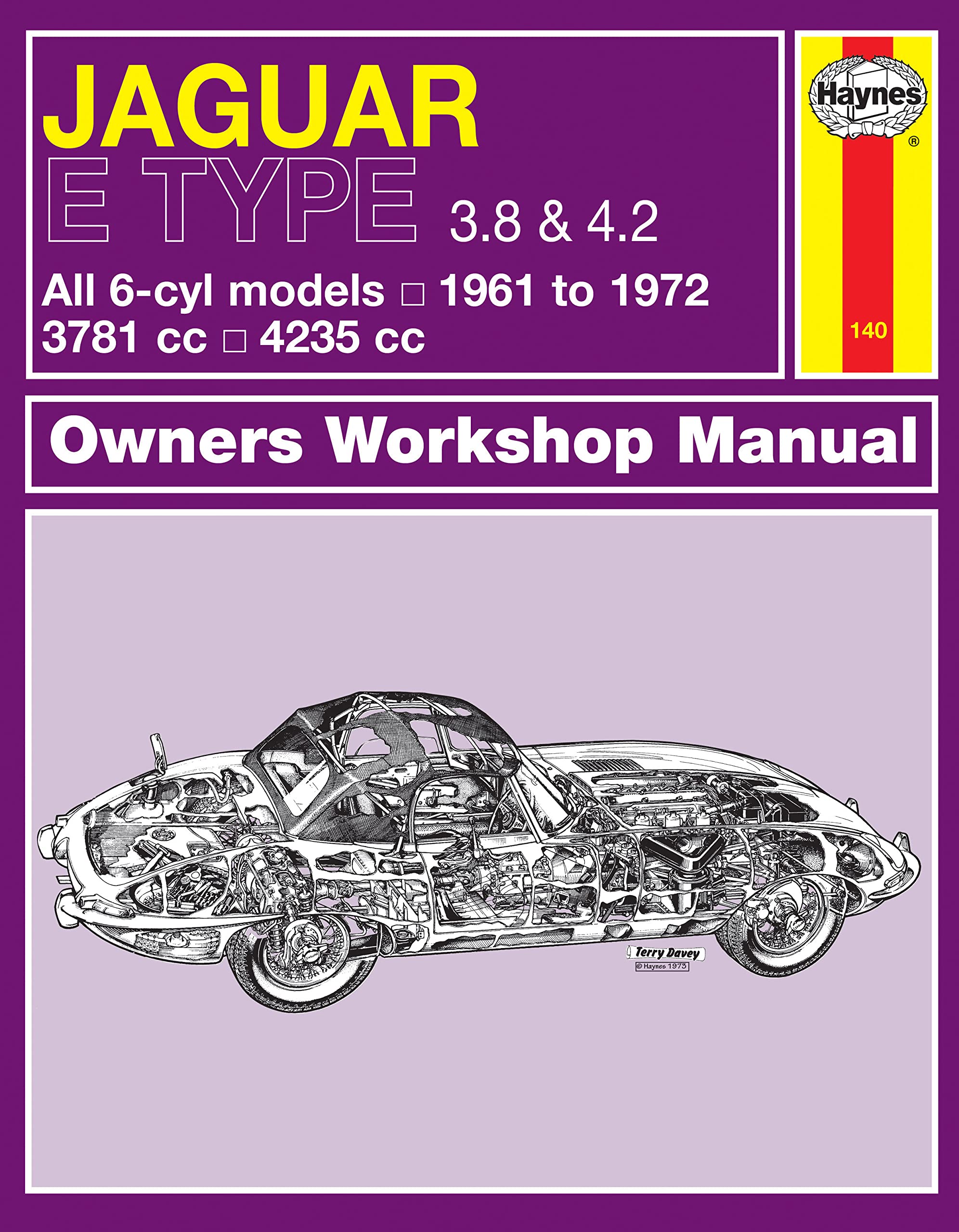 Jaguar E Type (61 - 72) Haynes Repair Manual book