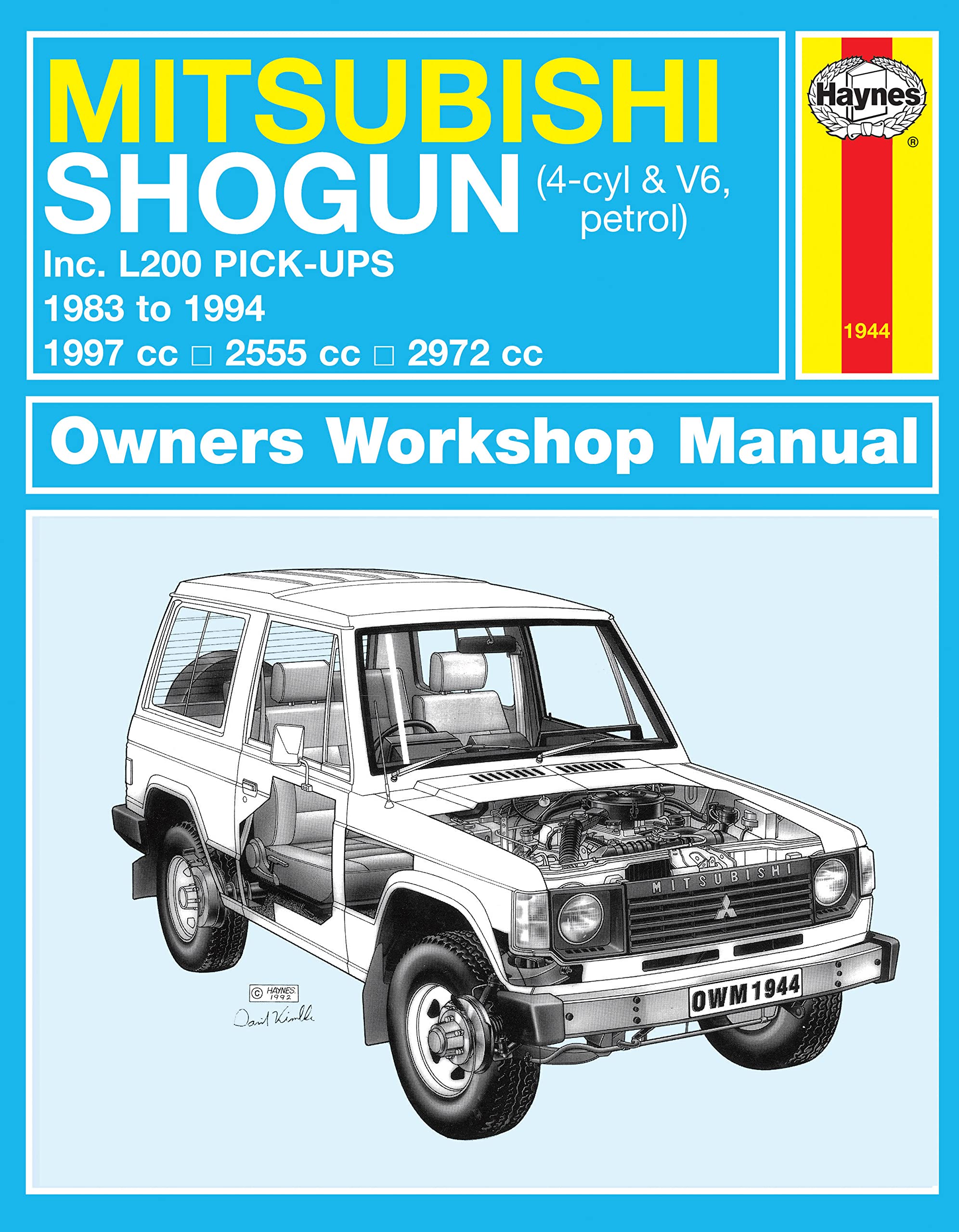 Mitsubishi Shogun & L200 Pick Ups (83 - 94) Leisure, Home & Garden