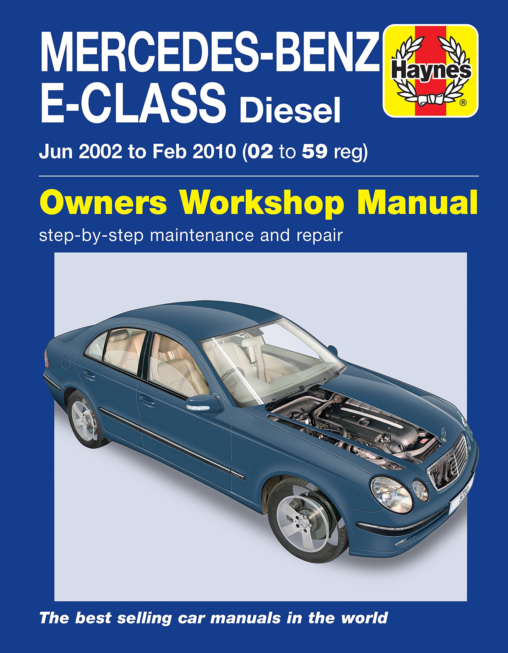 Mercedes-Benz E-Class Diesel (02 to 10) Haynes Repair Manual book