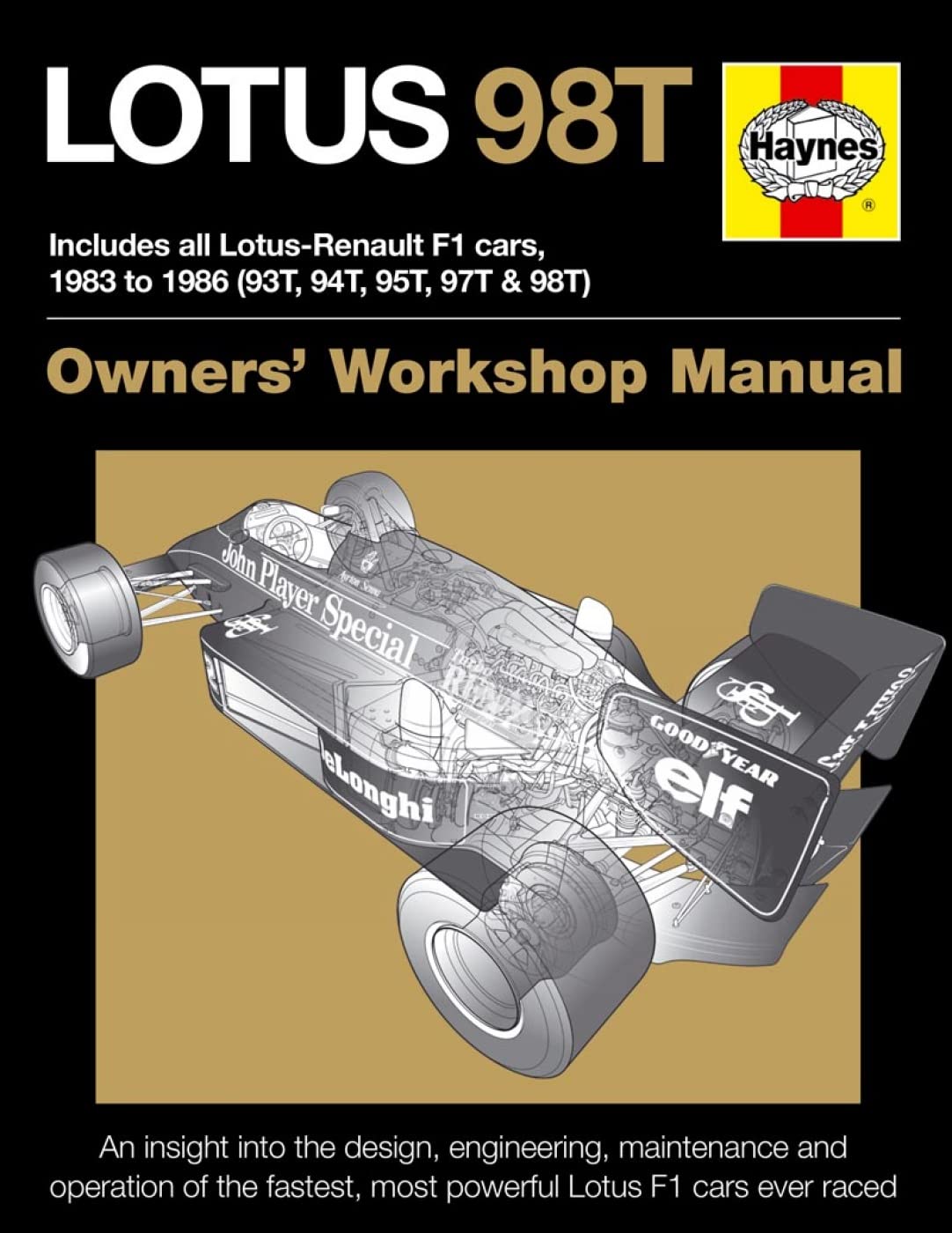 Lotus 98T Owners' Workshop Manual: Includes all Lotus-Renault F1 cars 1983 to 1986 (93T, 94T, 95T, 97T & 98T). (Haynes Service and Repair Manuals) Leisure, Home & Garden