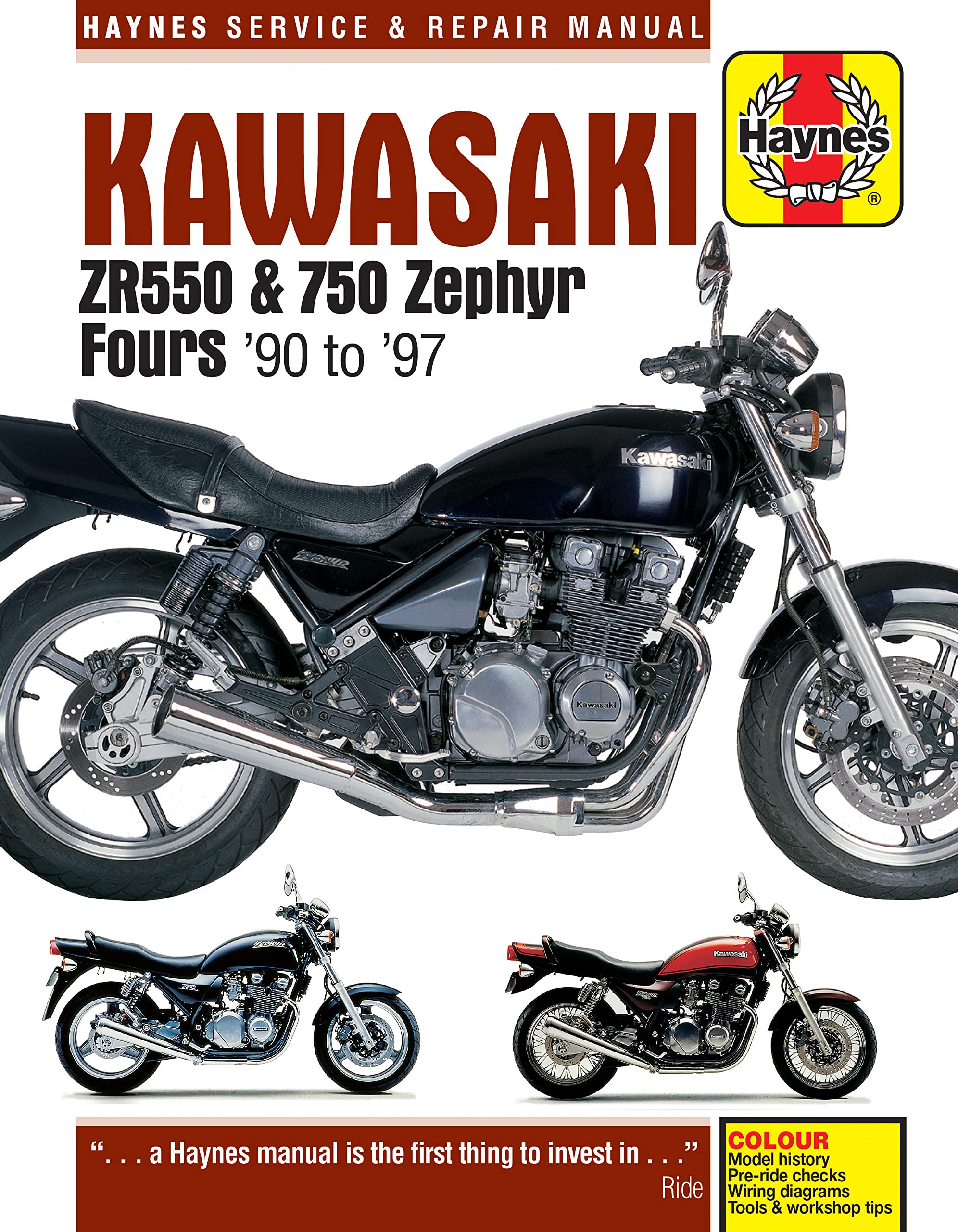 Kawasaki ZR550 & 750 Zephyr Fours (90-97) (Haynes Service & Repair Manual) Hobbies & Crafts