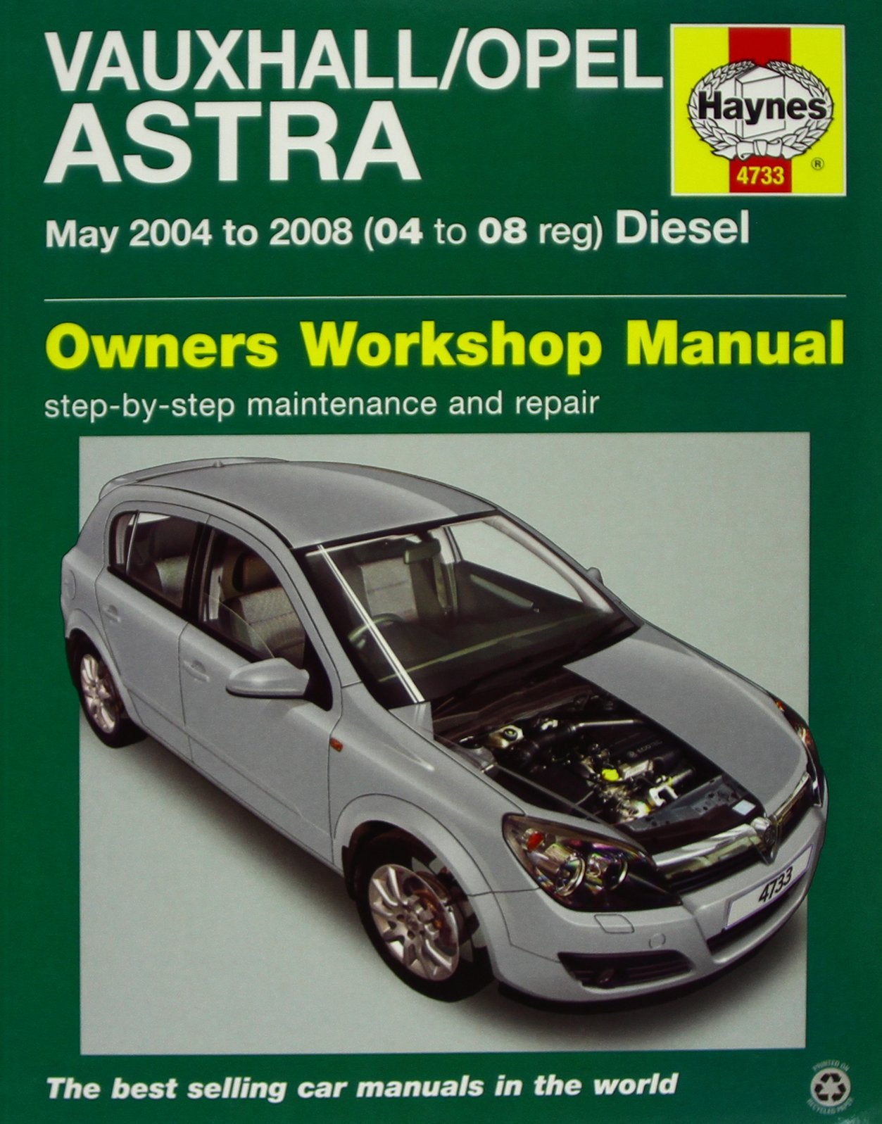 Vauxhall/Opel Astra Diesel (May 04 - 08) Haynes Repair Manual Leisure, Home & Garden