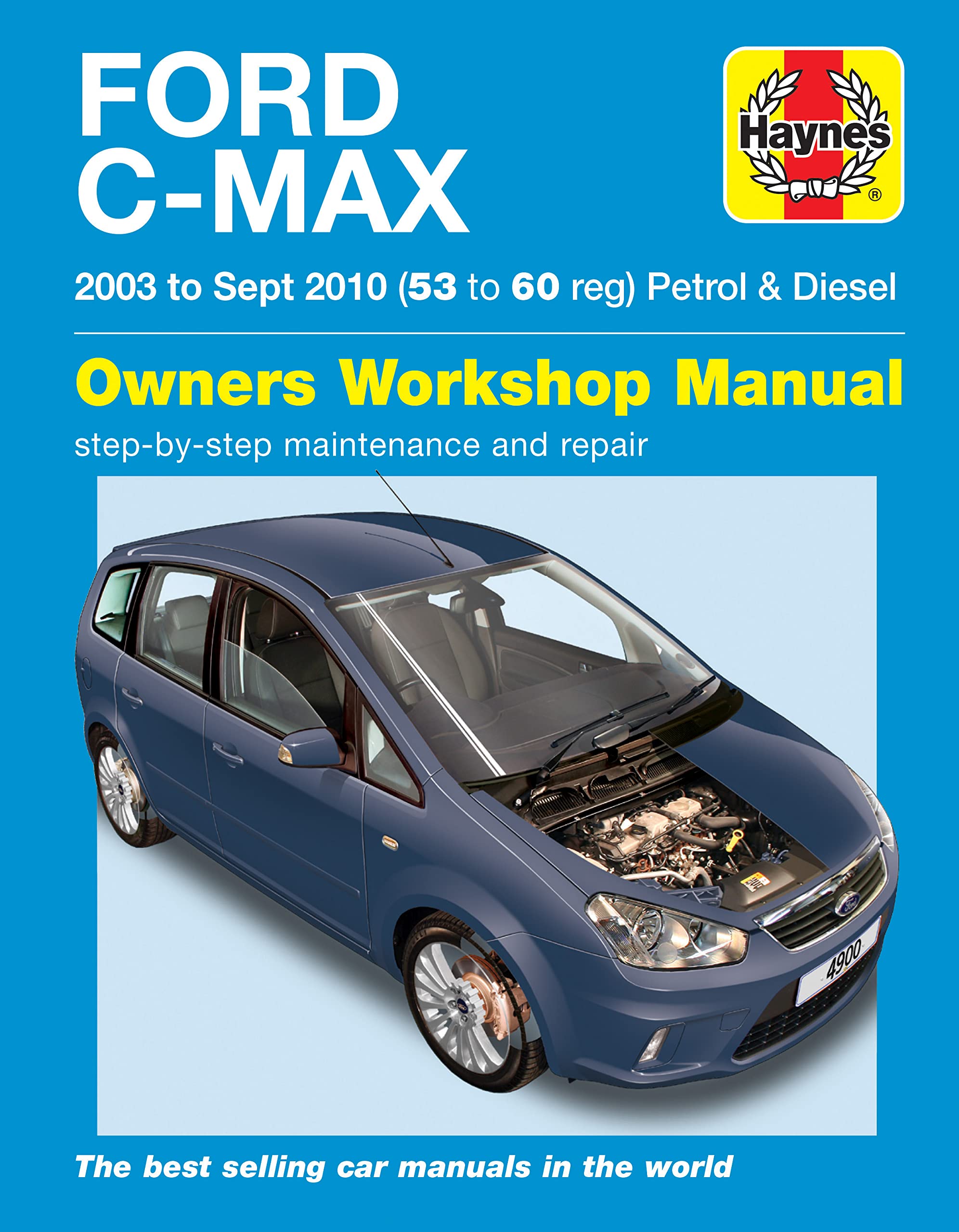 Ford C-Max Petrol & Diesel (03 - 10) Haynes Repair Manual book