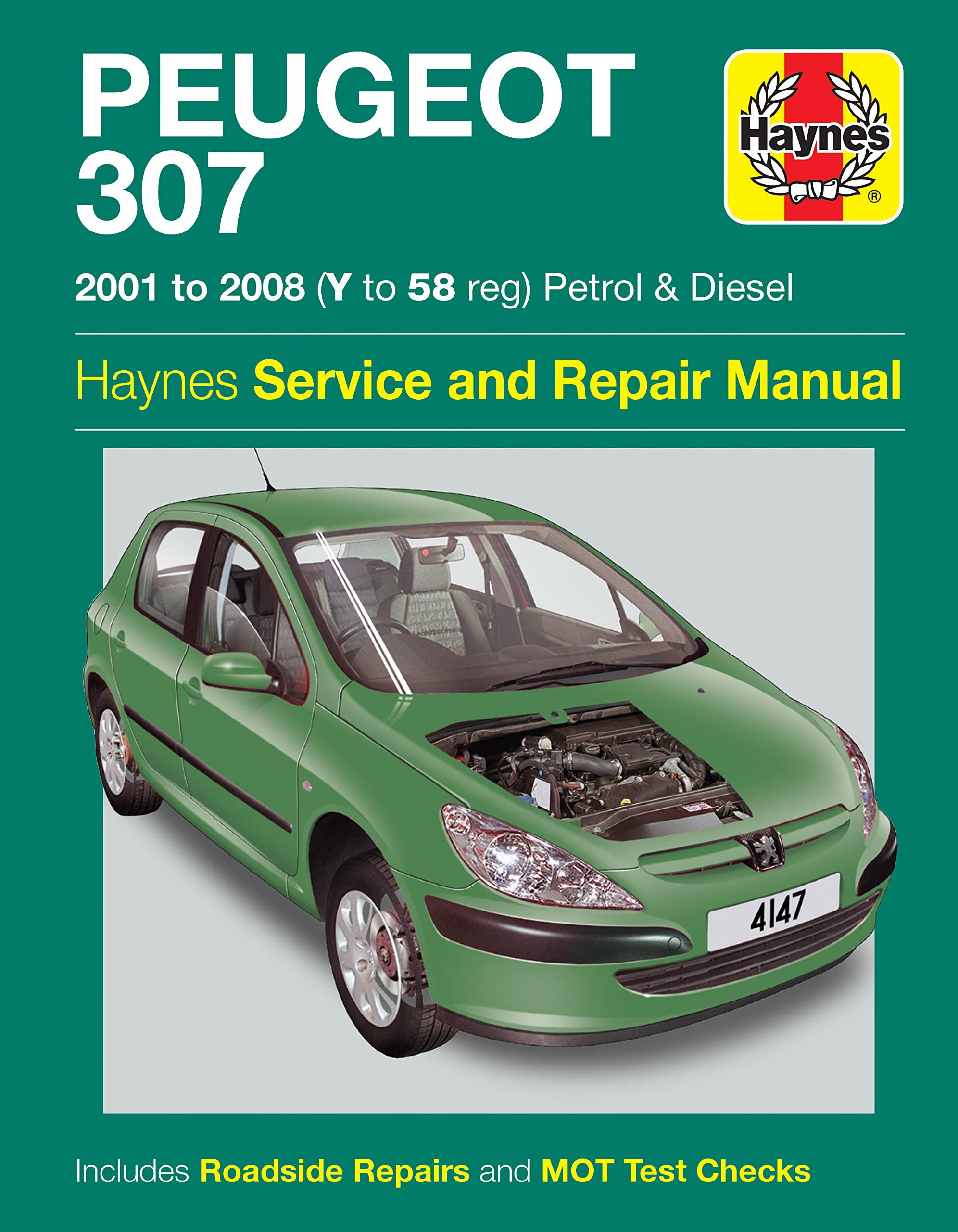 Peugeot 307 (01 - 08) (Y to 58 reg) Petrol & Diesel Leisure, Home & Garden