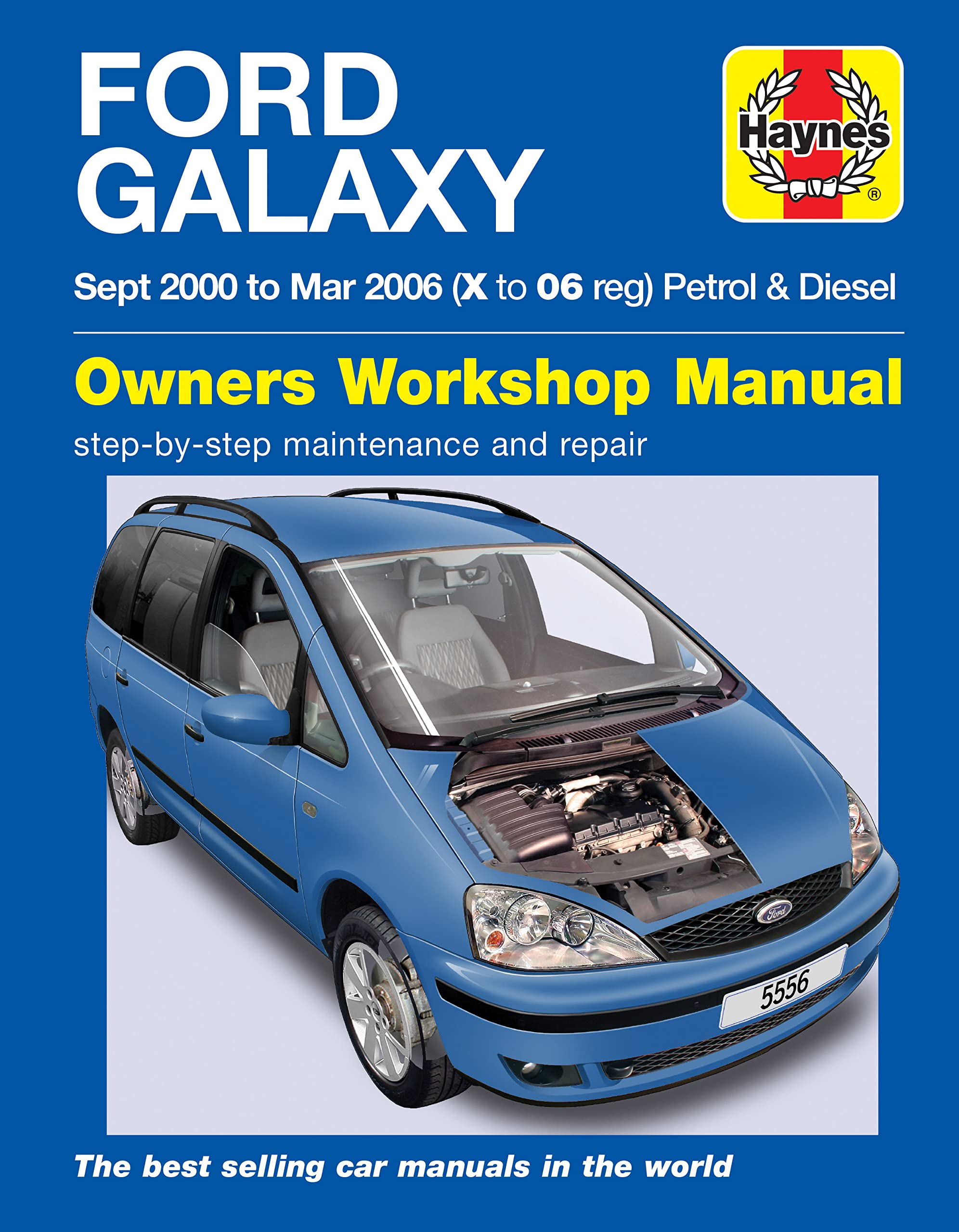 Ford Galaxy Petrol & Diesel (00 - 06) Haynes Repair Manual book