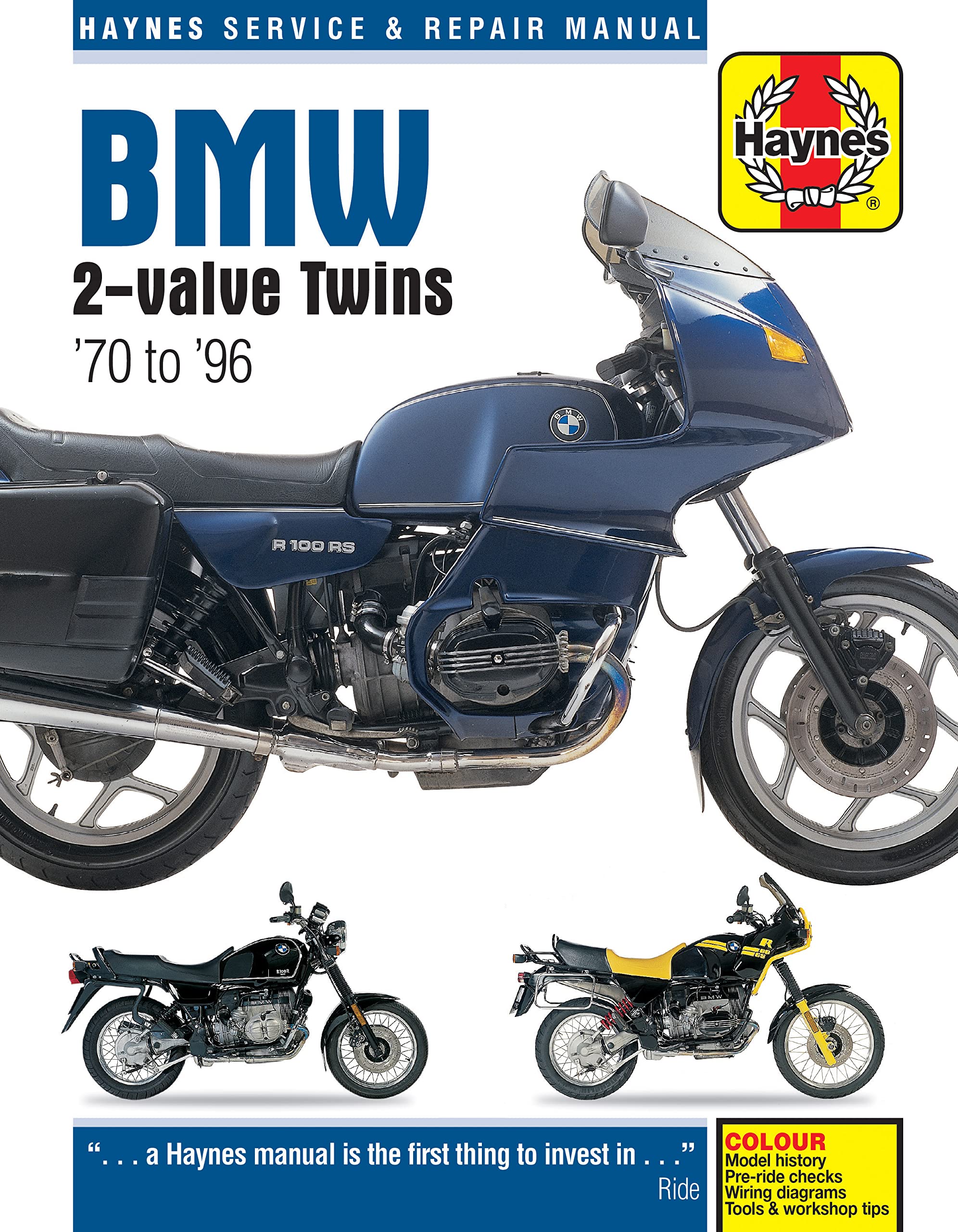 BMW 2-valve twins (70-96) Haynes Repair Manual (Haynes Service and Repair Manual) Hobbies & Crafts