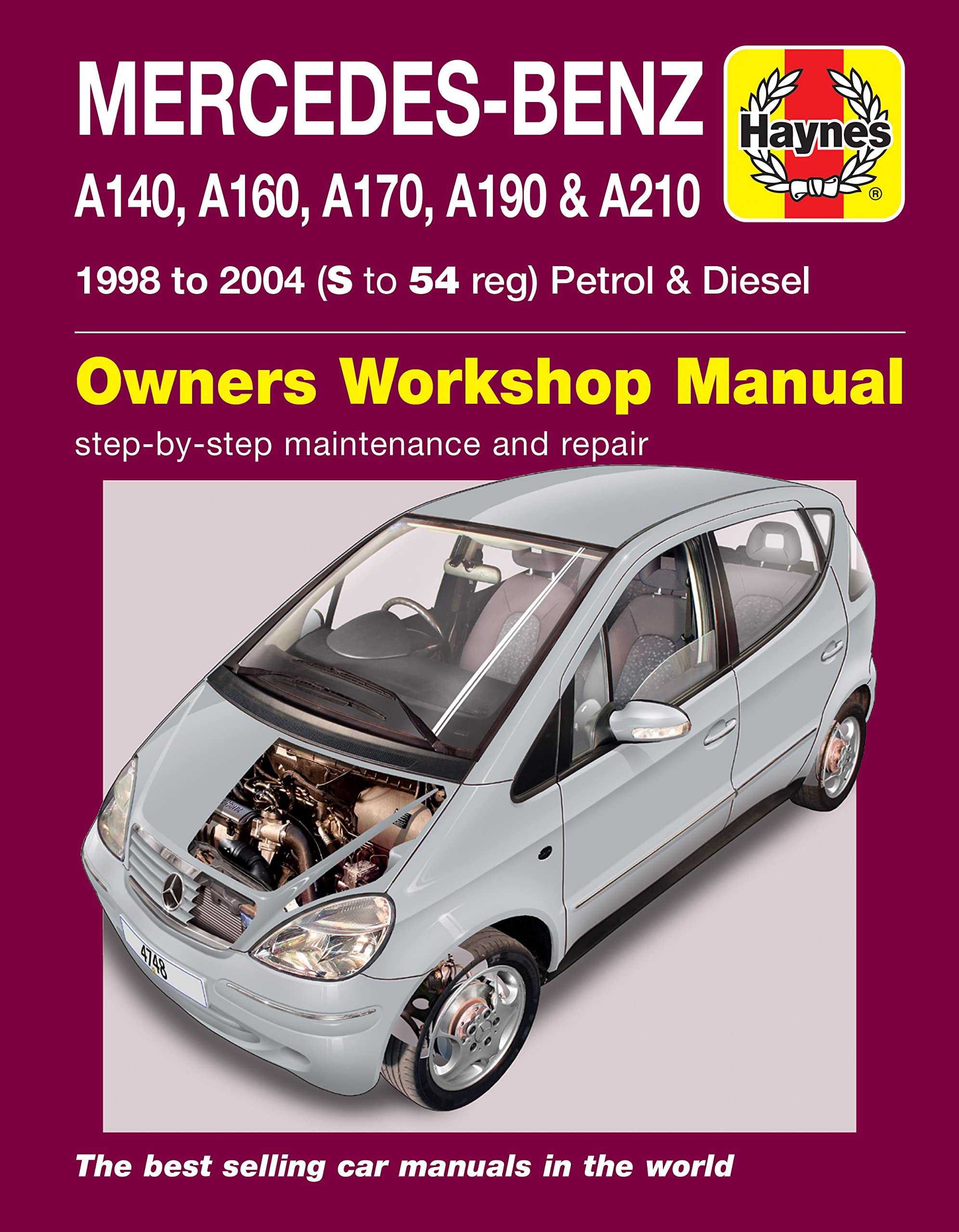 Mercedes-Benz A-Class Petrol & Diesel (98 - 04) Haynes Repair Manual book