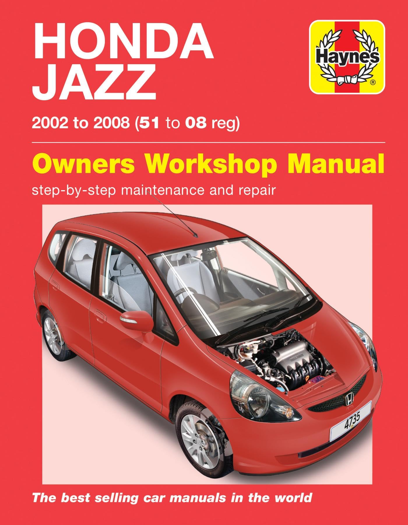 Honda Jazz (02 - 08) Haynes Repair Manual Leisure, Home & Garden
