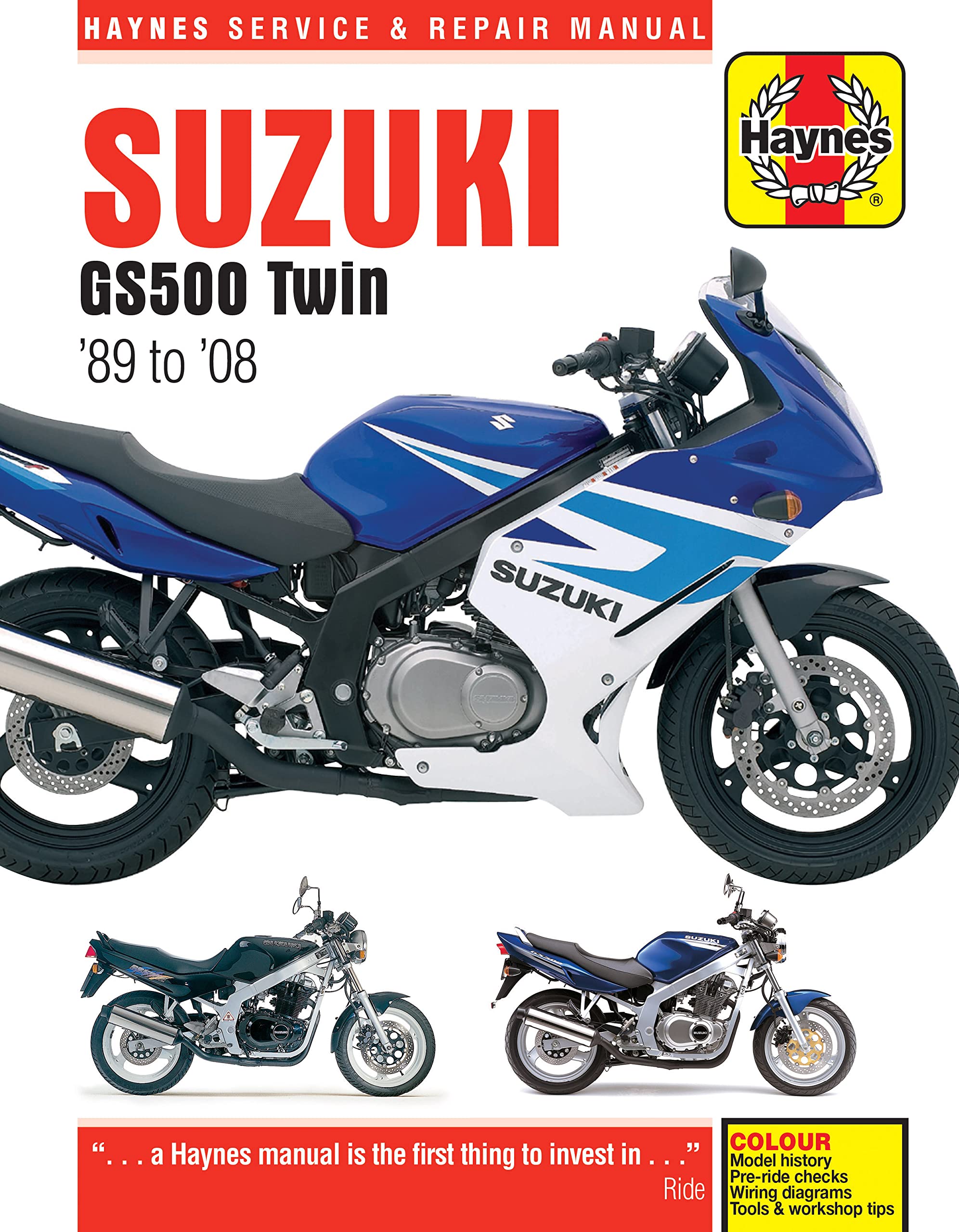 Suzuki GS500 Twin (89 - 08) Haynes Repair Manual (Haynes Service and Repair Manual) Hobbies & Crafts
