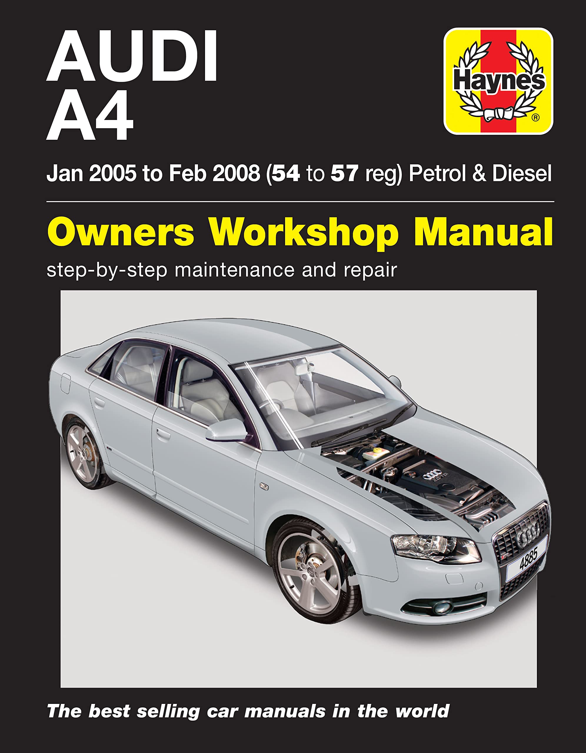Audi A4 Petrol & Diesel (Jan 05 to Feb 08) Haynes Repair Manual Leisure, Home & Garden
