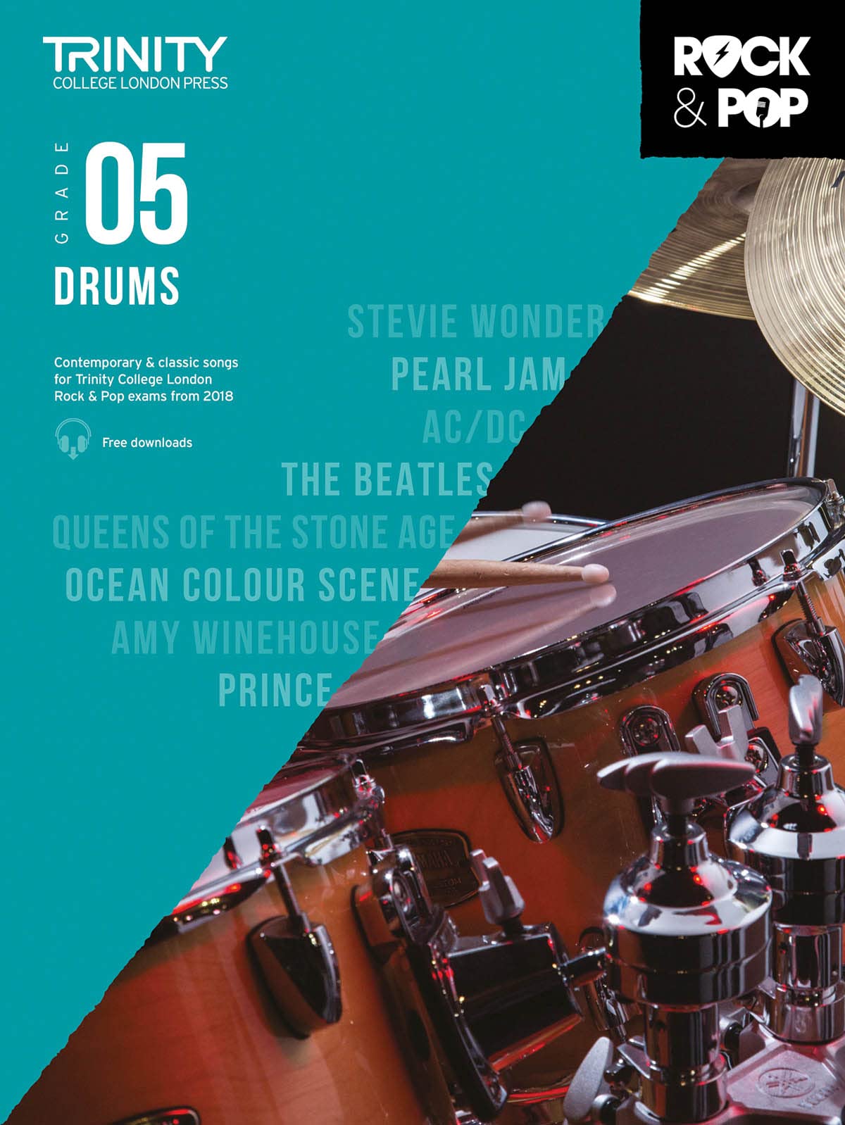 Trinity College London Rock & Pop 2018 Drums Grade 5 CD Only (Trinity Rock & Pop) Sheet Music
