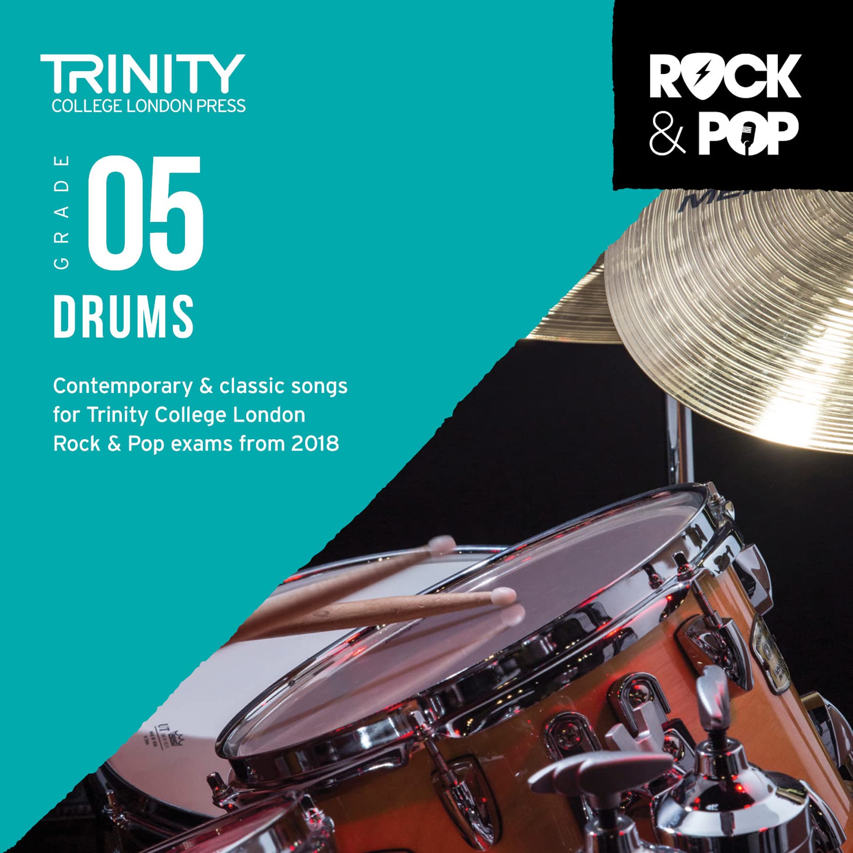 Trinity College London Rock & Pop 2018 Drums Grade 5 CD Only (Trinity Rock & Pop) Sheet Music