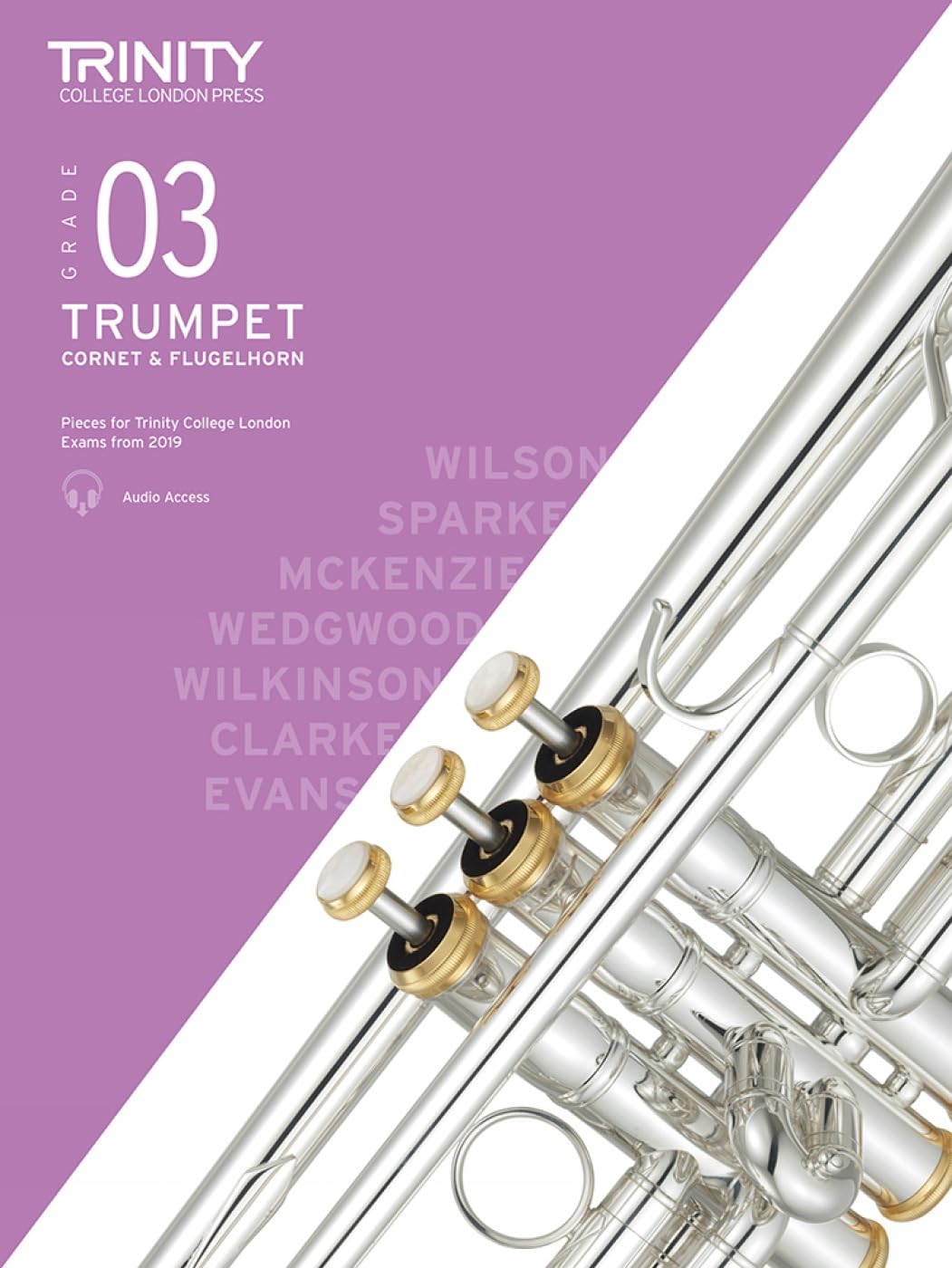 Trinity College London Trumpet, Cornet & Flugelhorn Exam Pieces From 2019. Grade 3 book