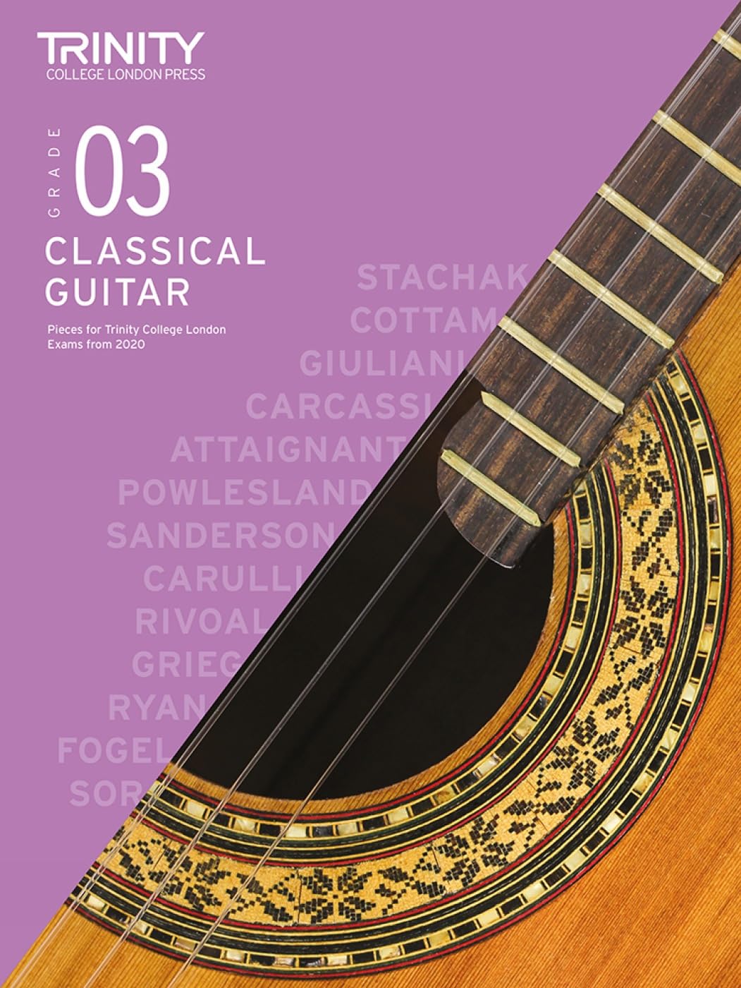 Trinity College London Classical Guitar Exam Pieces From 2020: Grade 3 Sheet Music