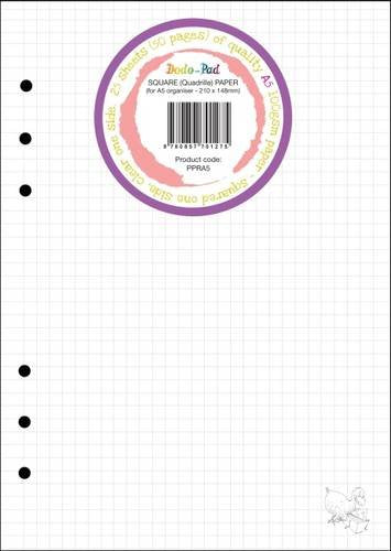 25 Sheets Dodo A5 Squared/Clear 100GSM Clairfontaine-Style Ruled Paper PPRA5 Leisure, Home & Garden