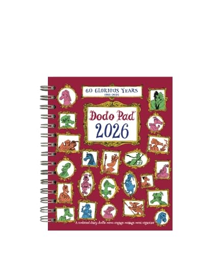 The Dodo Pad Mini / Pocket Diary 2026 - Week to View Calendar Year: A Portable Diary-Organiser-Planner Book with space for up to 5 people/appointments/activities. UK made, sustainable, plastic free Books