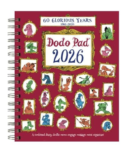The Dodo Pad Original Desk Diary 2026 HARDCOVER- Week to View, Calendar Year Diary: A Diary-Organiser-Planner Wall Book for people/appointments/activities. UK made, sustainable, plastic free Books