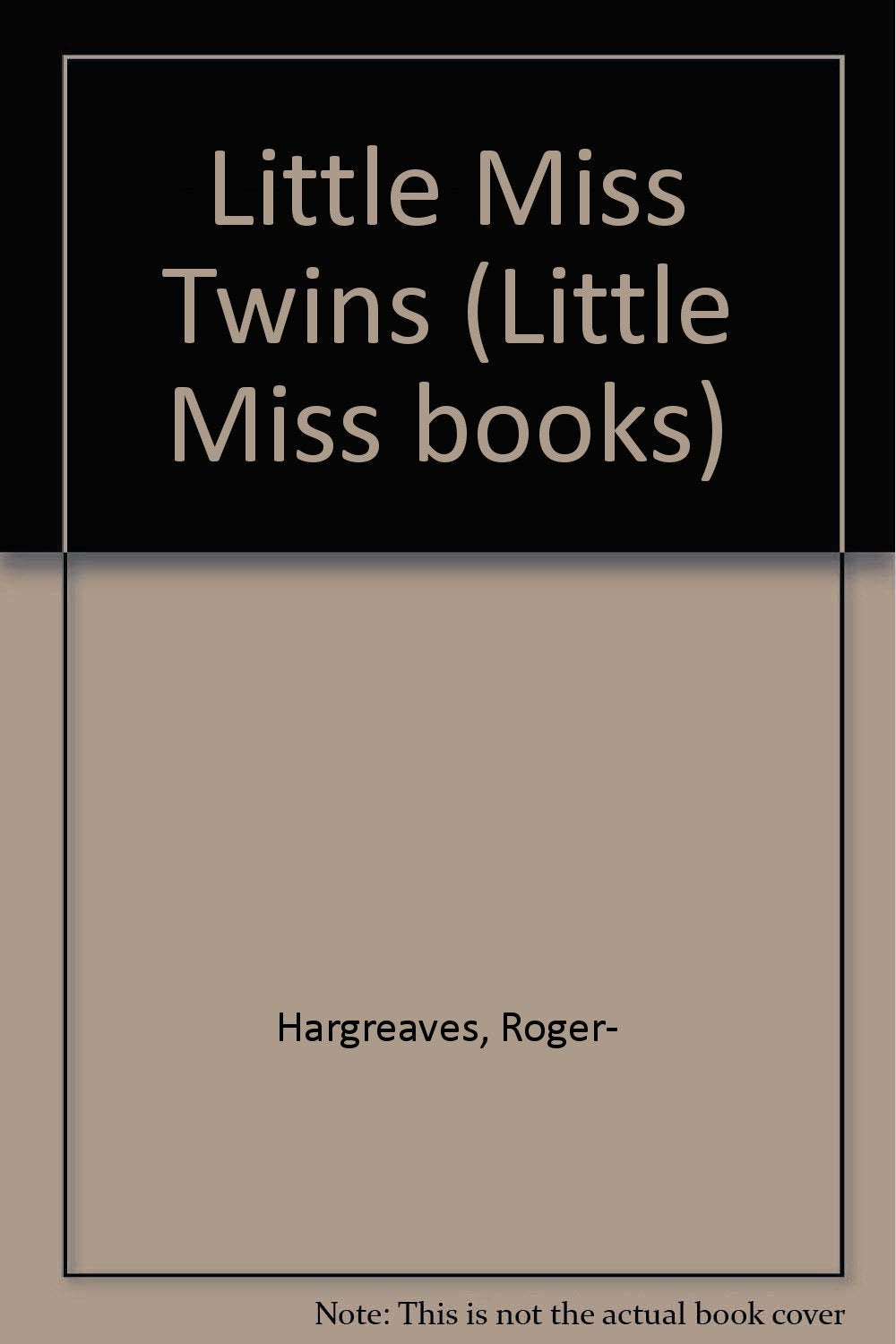 Little Miss Twins (Little Miss books) Books