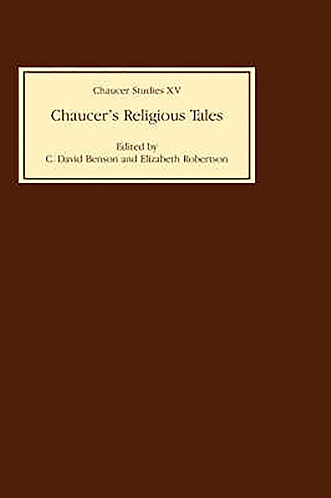 Chaucer's Religious Tales Chaucer's Religious Tales Chaucer's Religious Tales Poetry