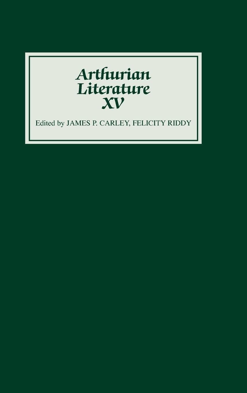 Arthurian Literature XV Contemporary literature