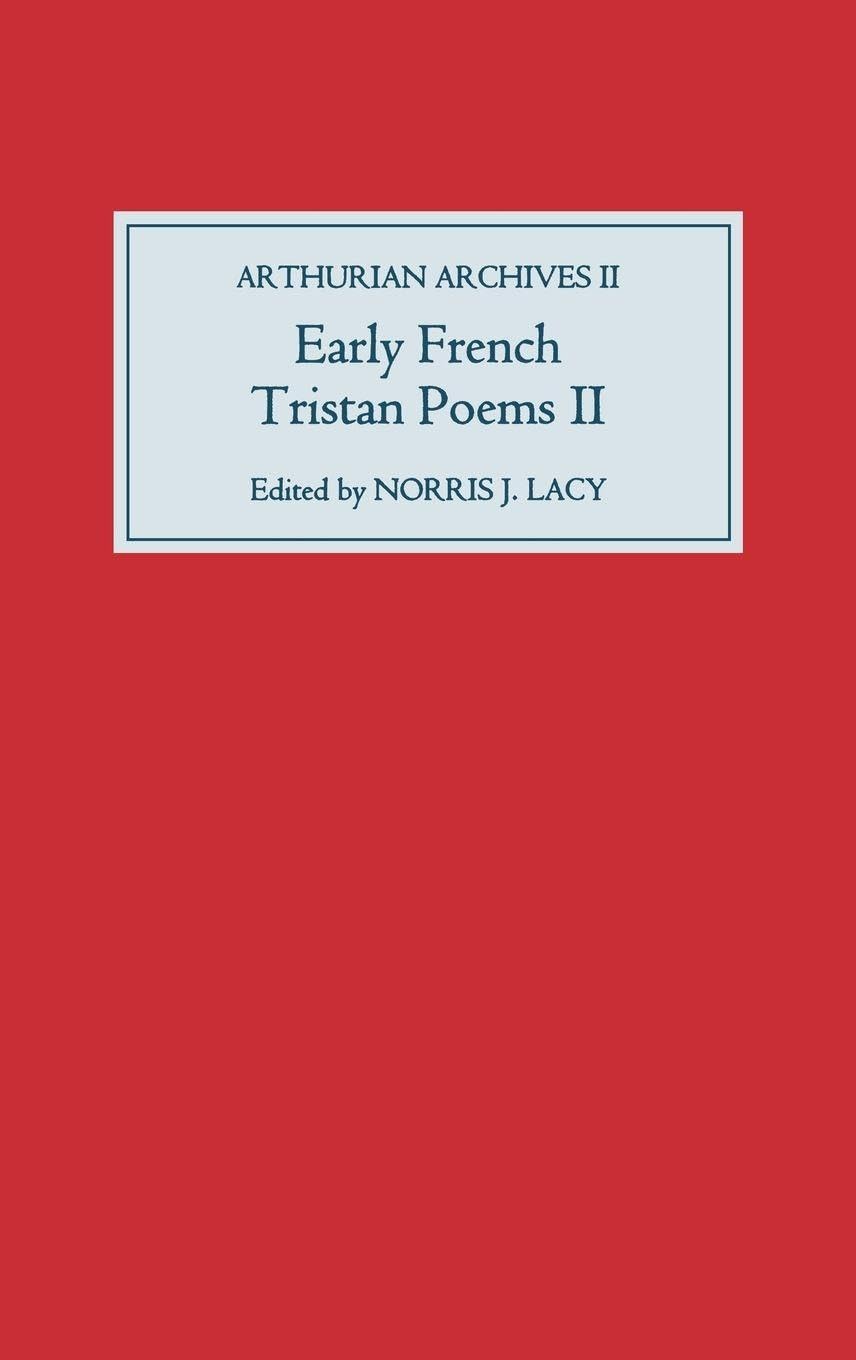 Early French Tristan Poems Poetry