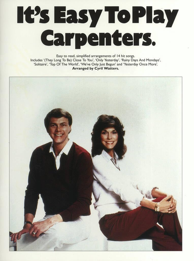 It's Easy To Play The Carpenters Sheet Music