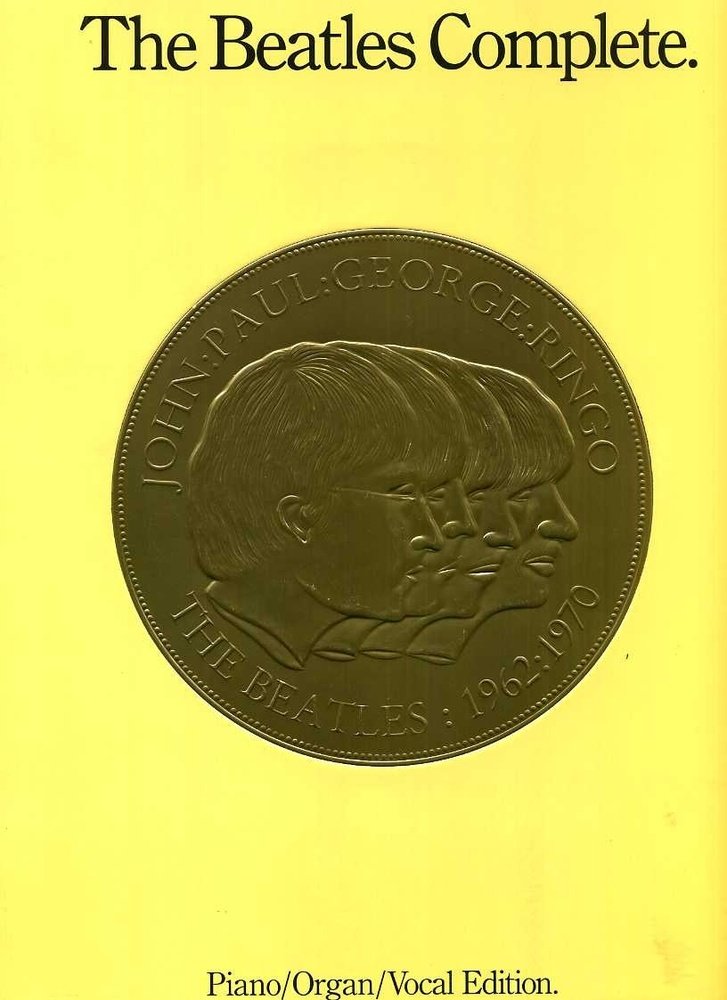 The Beatles Complete - Piano/Organ/Vocal Edition Social Sciences