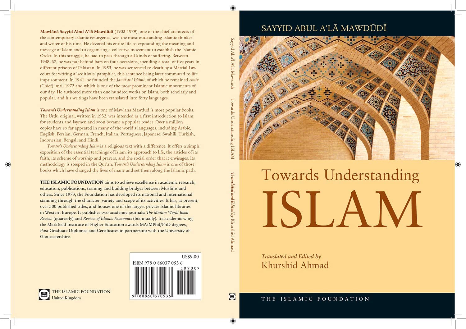 Towards Understanding Islam (Wamy Studies on Islam) Religion & Esotericism