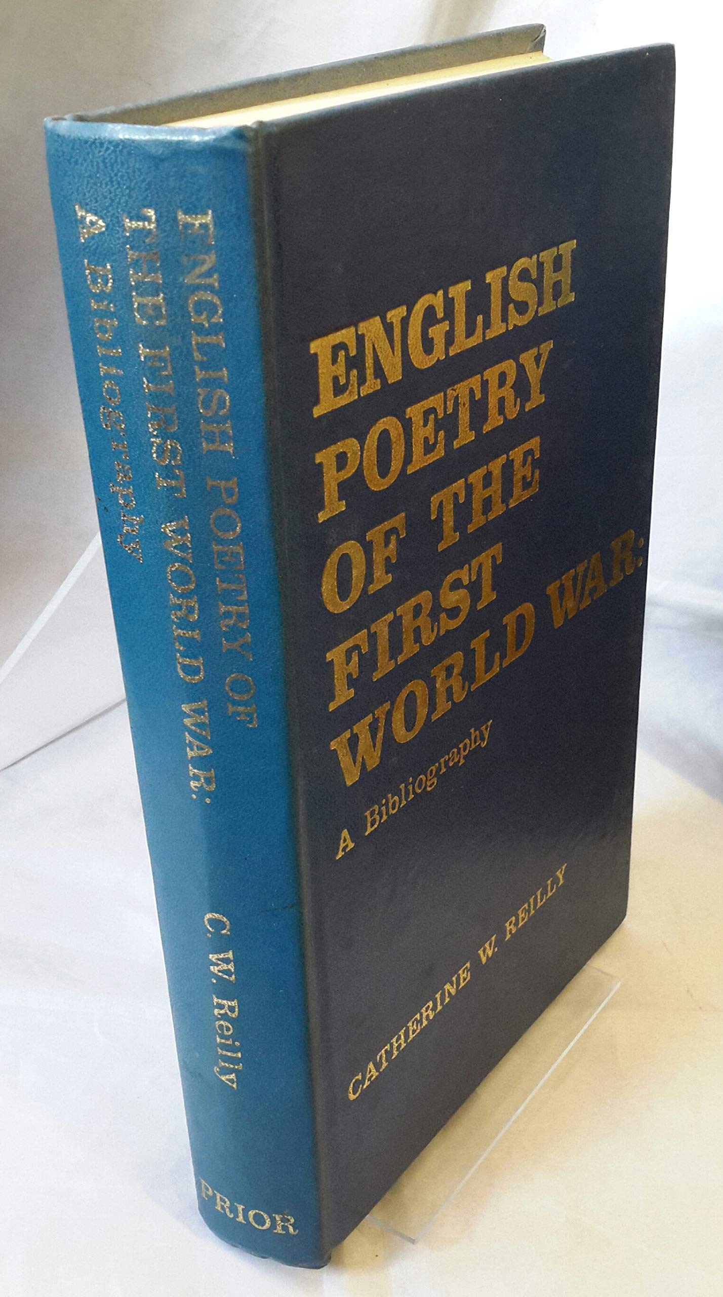 English Poetry of the First World War: A Bibliography book