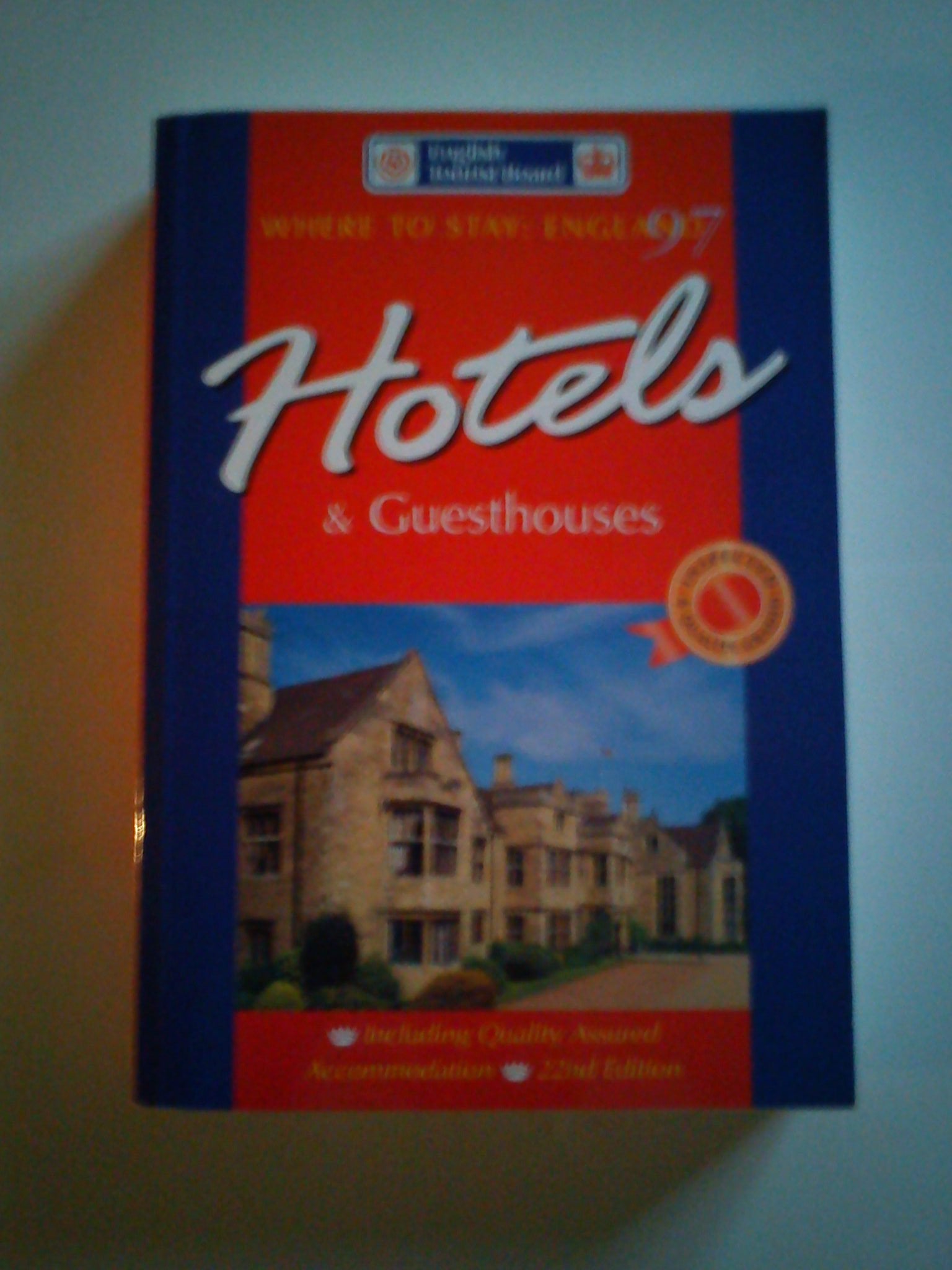 Where to Stay England 97: Hotels & Guesthouses (HOTELS AND GUESTHOUSES IN ENGLAND) Leisure, Home & Garden