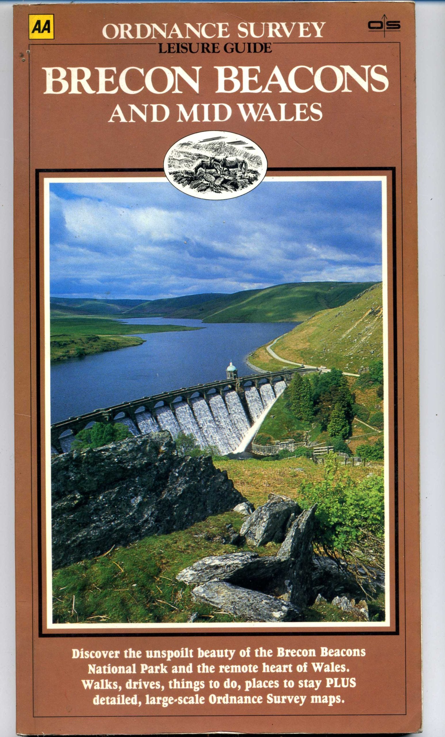 Brecon Beacons and Mid Wales (Ordnance Survey Leisure Guides) Leisure, Home & Garden