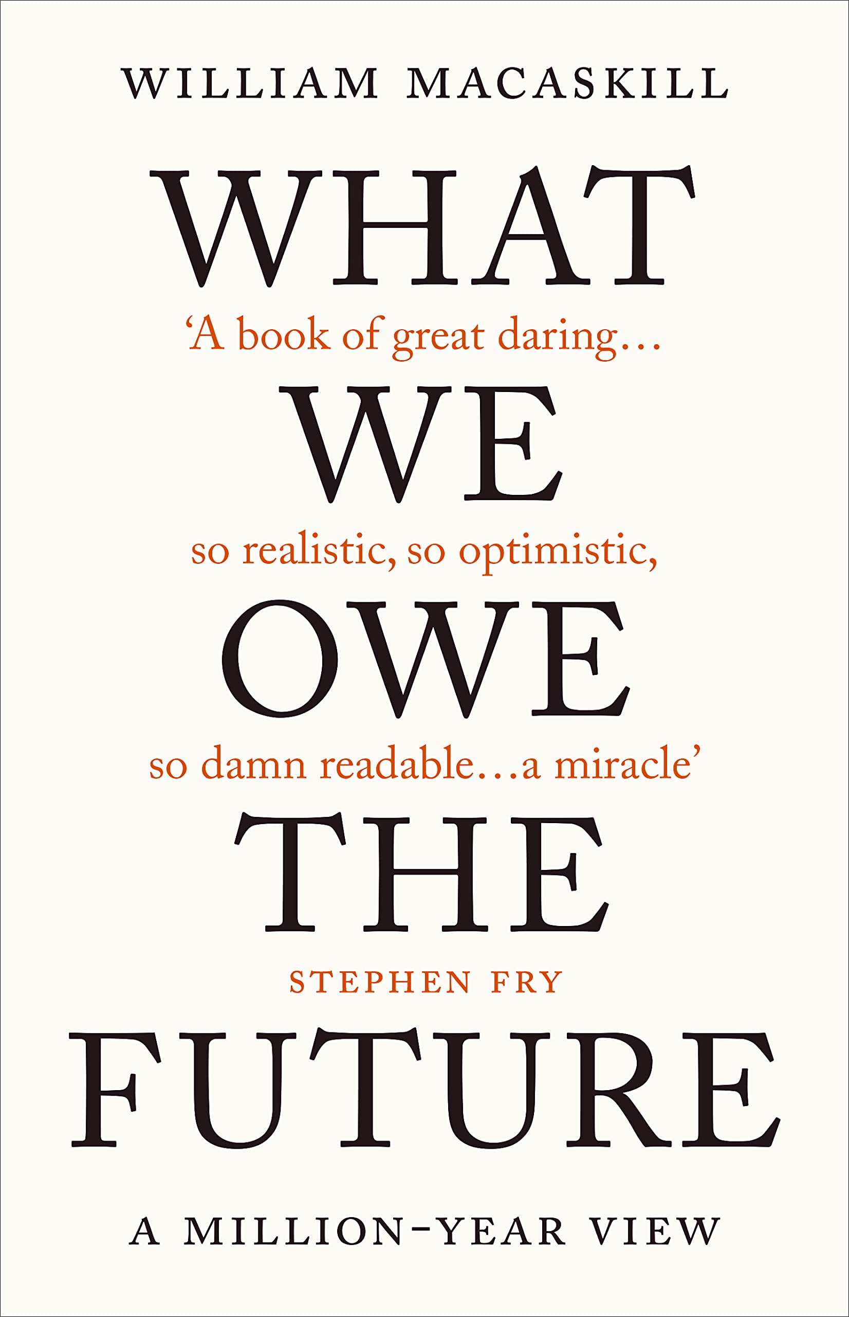 What We Owe The Future Philosophy Books