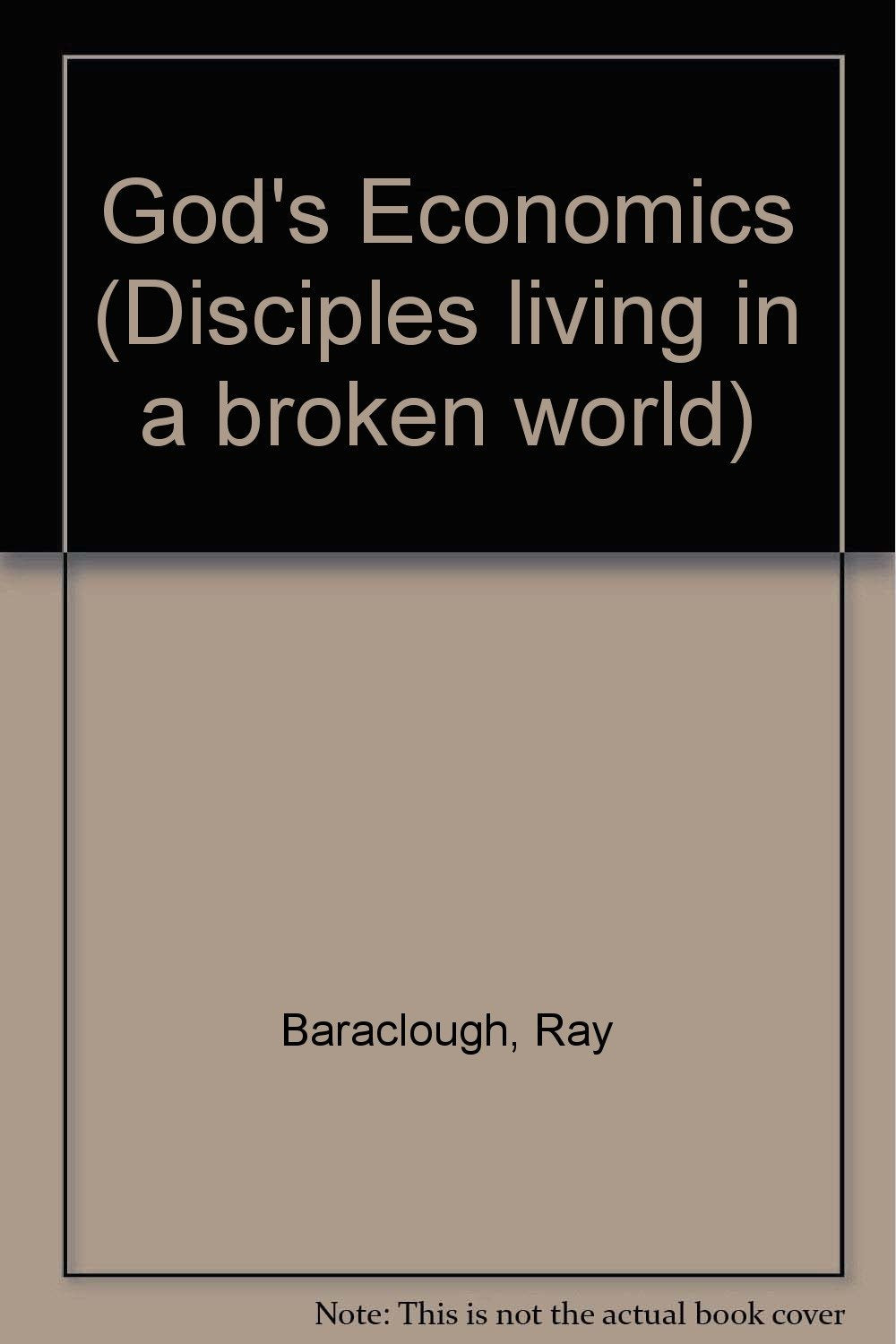 God's Economics (Disciples living in a broken world) Books