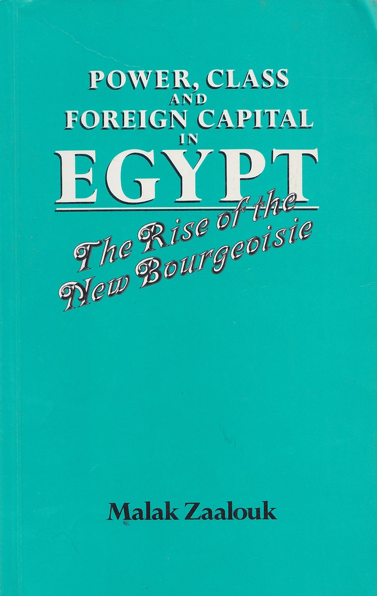 Power, Class and Foreign Capital in Egypt: The Rise of the New Bourgeoisie Books