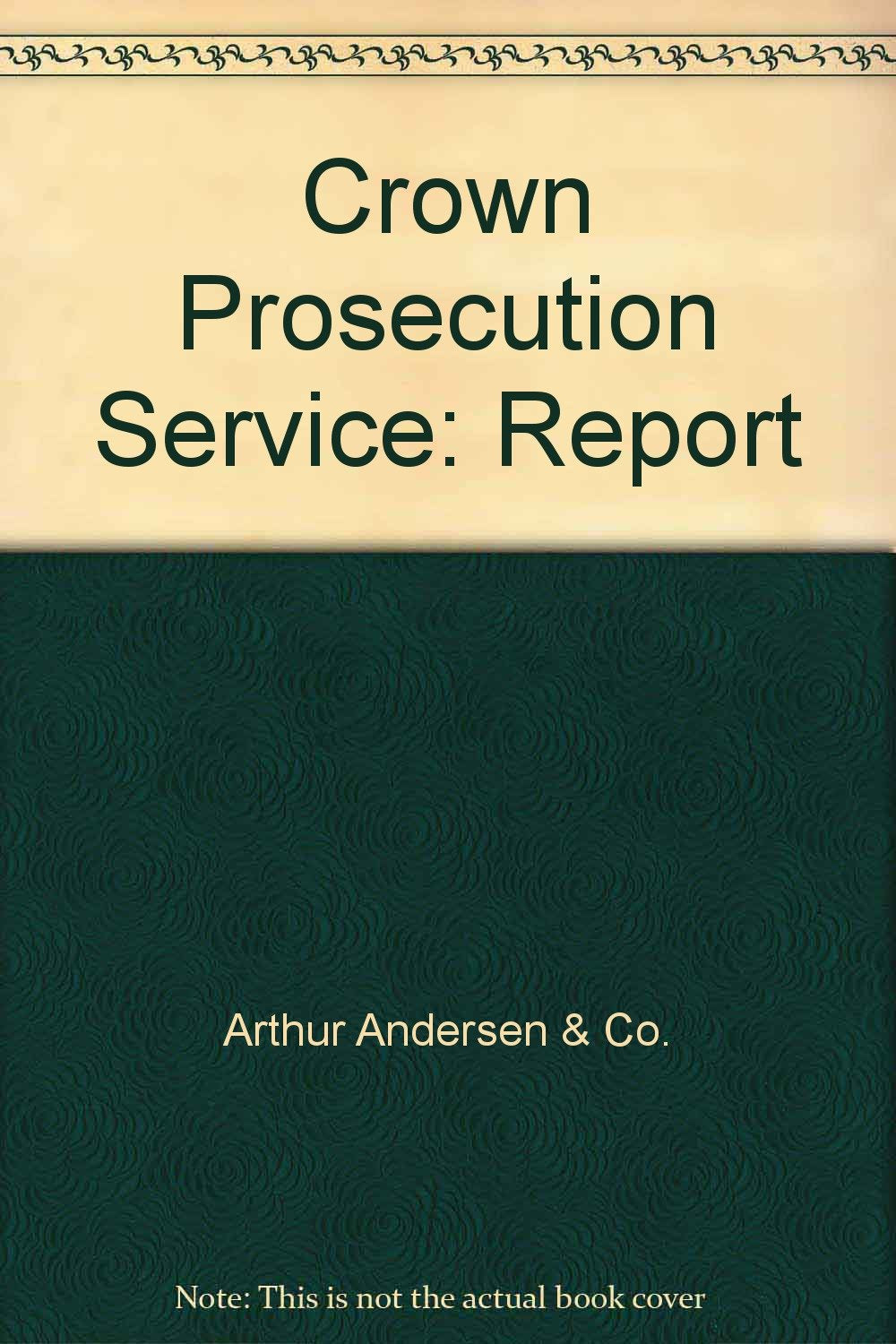 Product Image: Crown Prosecution Service: Report
