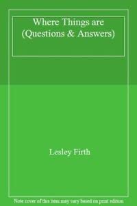 Product Image: Where Things are (Questions & Answers S.)