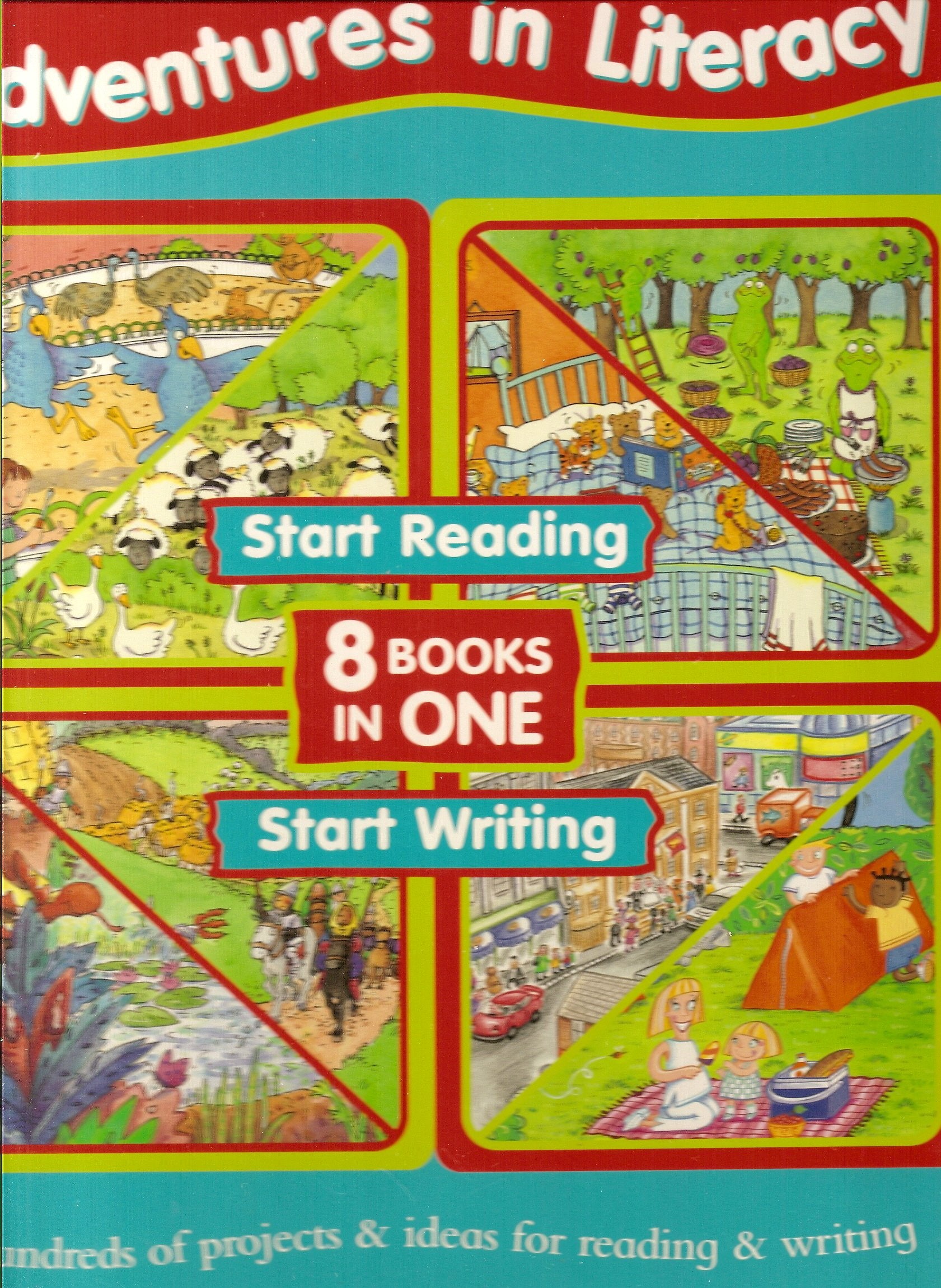 Adventures In Literacy : 8 Books In One : Start Reading , Start Writing : Books
