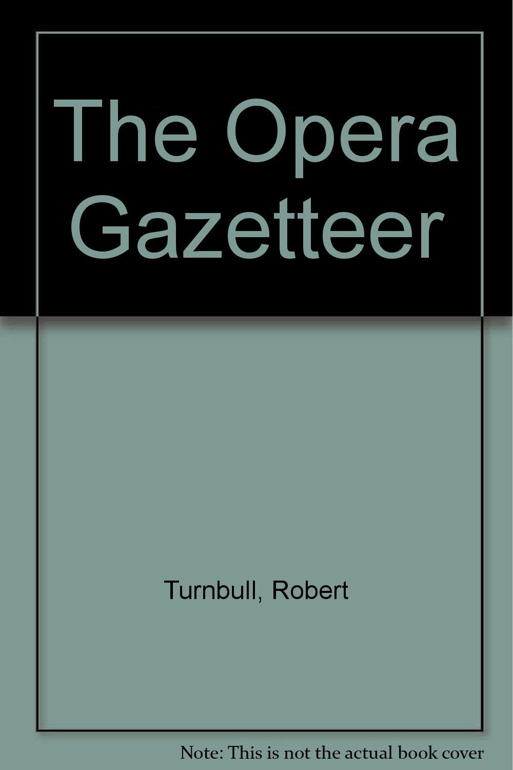 Product Image: The Opera Gazetteer