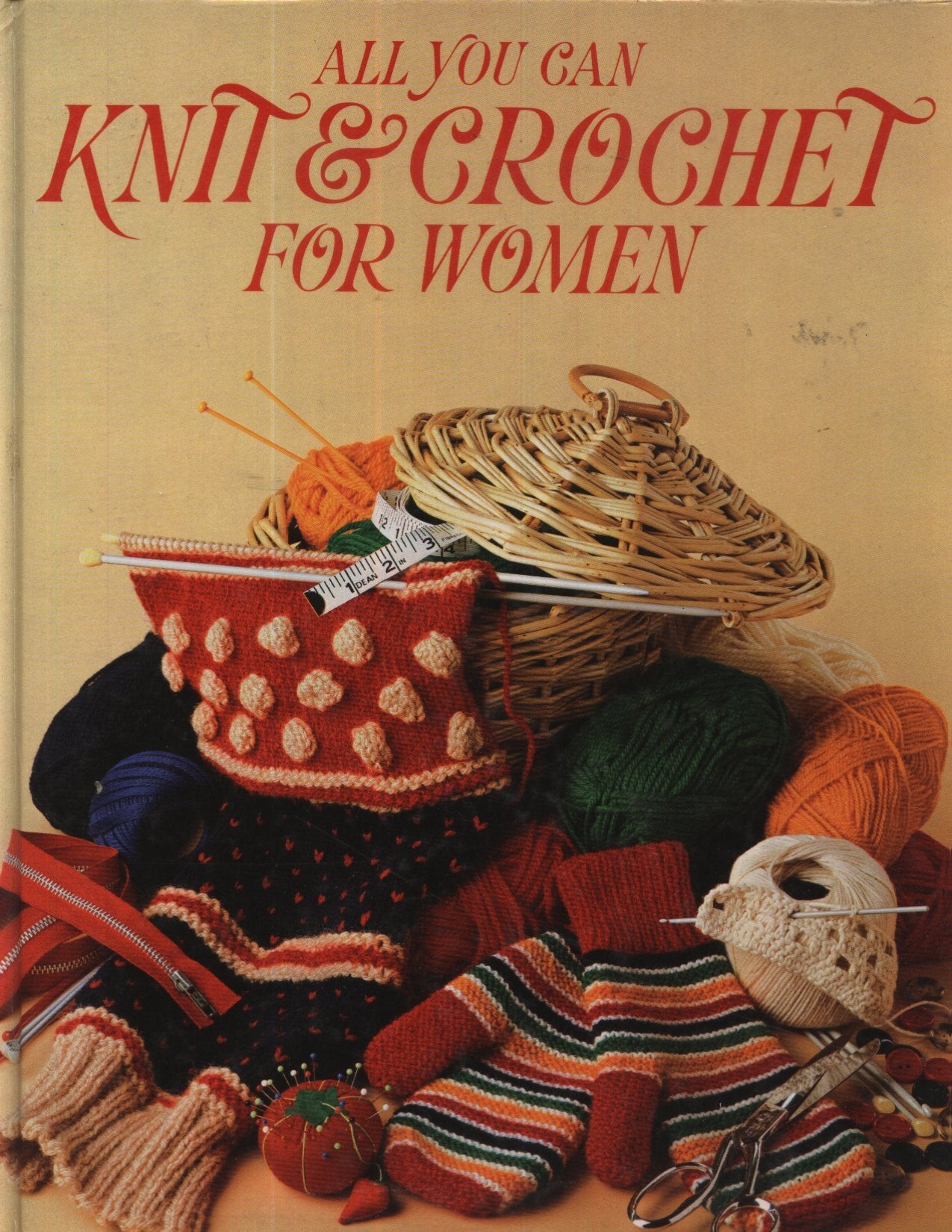ALL YOU CAN KNIT AND CROCHET FOR WOMEN Books