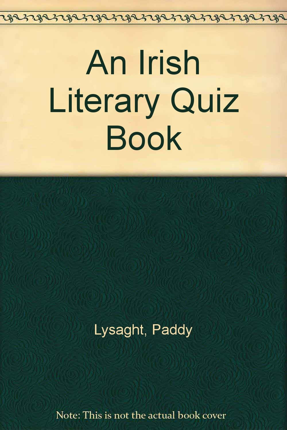 Product Image: An Irish Literary Quiz Book