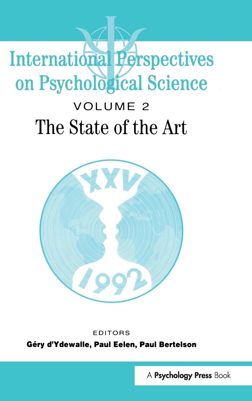 Product Image: International Perspectives On Psychological Science, II