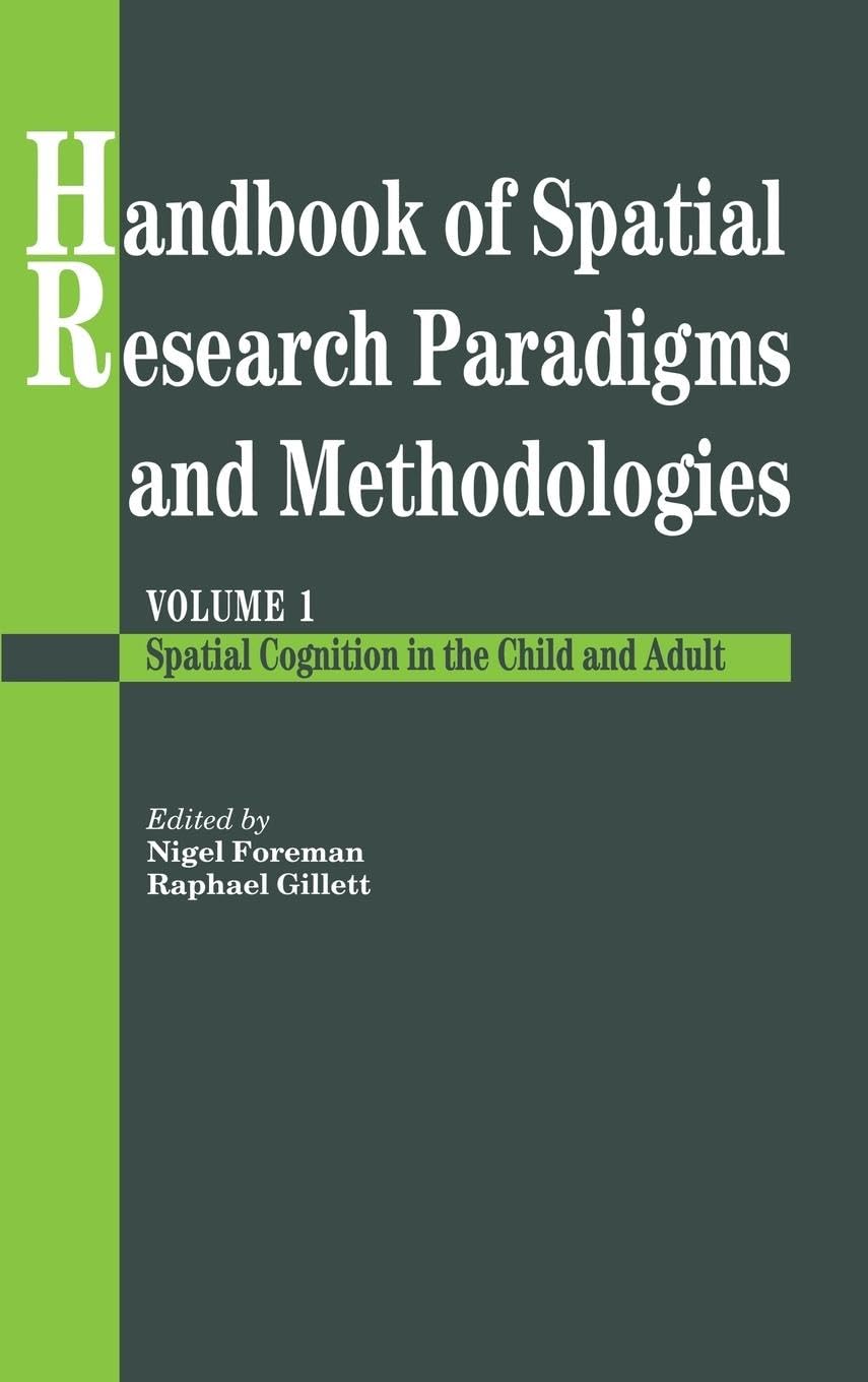 Product Image: Handbook Of Spatial Research Paradigms And Methodologies